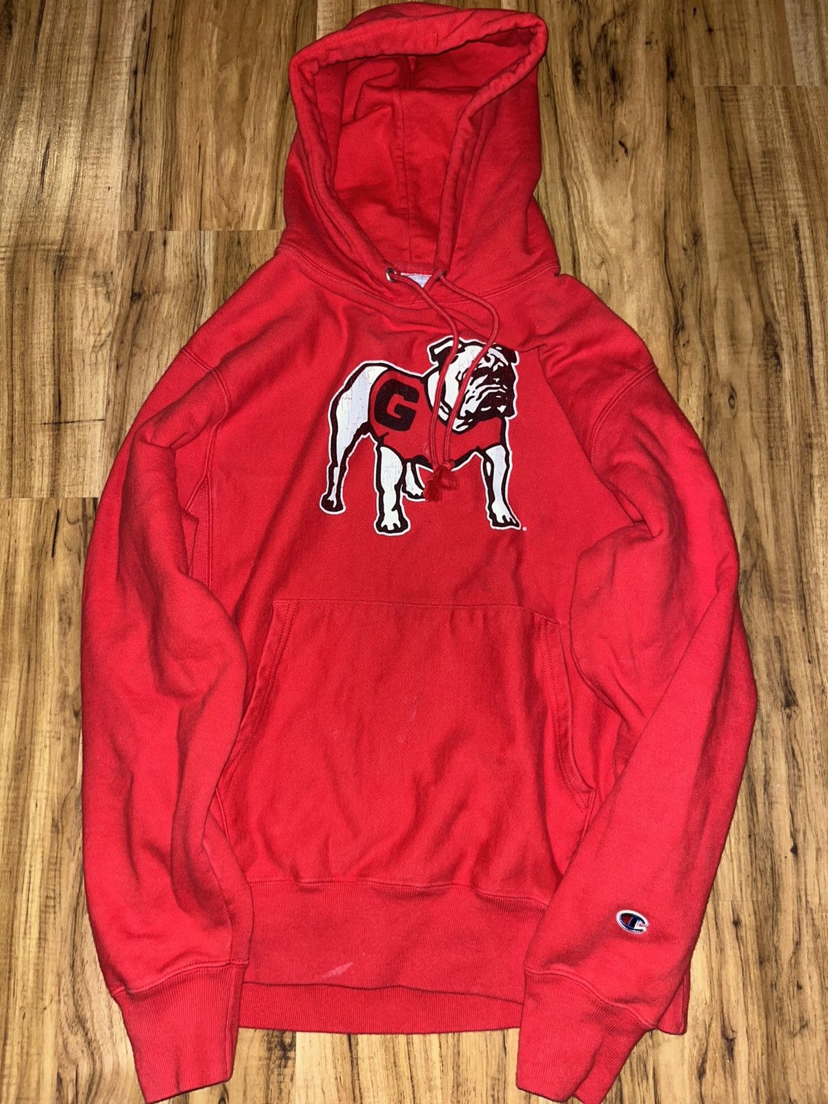 Champion Vintage Georgia Bulldogs Champion triple weave Hoodie Size US M / EU 48-50 / 2 - 1 Thumbnail