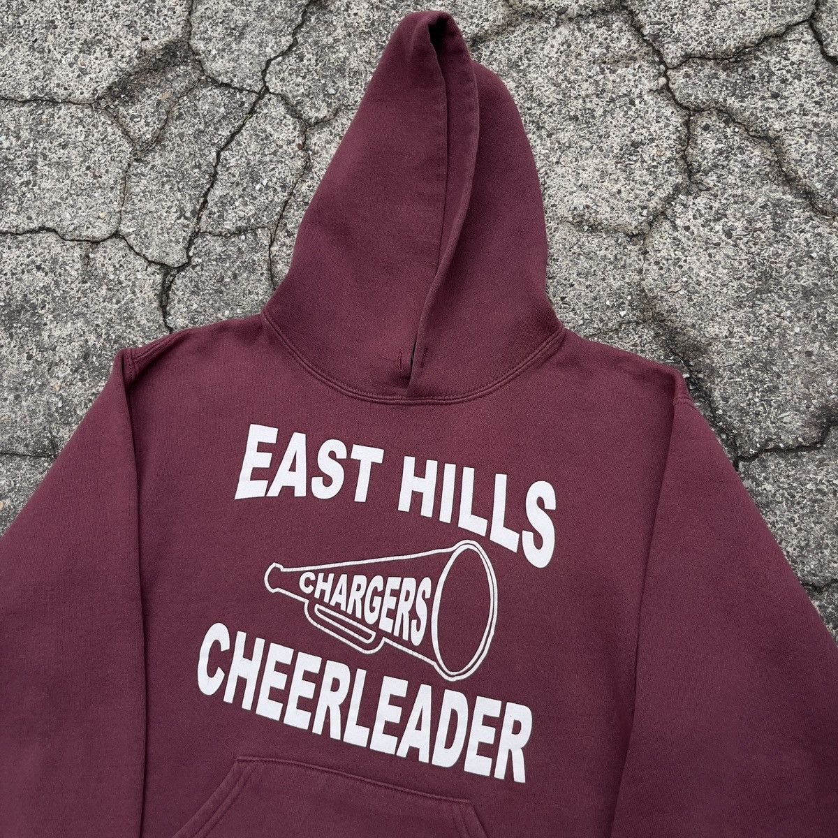 Soffe × Vintage Vintage 90s EAST HILLS CHEERLEADER CAPTAIN SOFFE Hoodie Size US S / EU 44-46 / 1 - 2 Thumbnail
