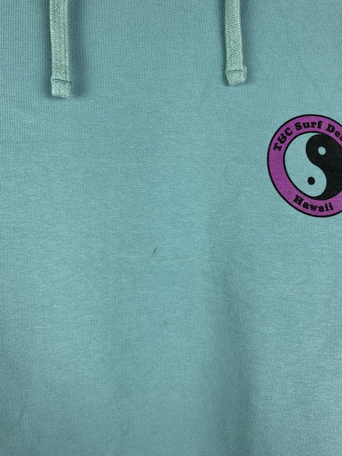 Designer T&C Surf Designs Hawaii Hoodie Men’s Size M Baby Blue Top Size US M / EU 48-50 / 2 - 13 Thumbnail