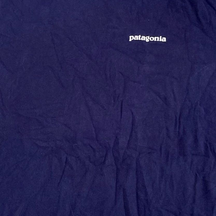 Patagonia Patagonia P-6 Back Logo Organic Cotton Short Sleeve Shirt M Blue Mens Shirt Size US M / EU 48-50 / 2 - 3 Thumbnail