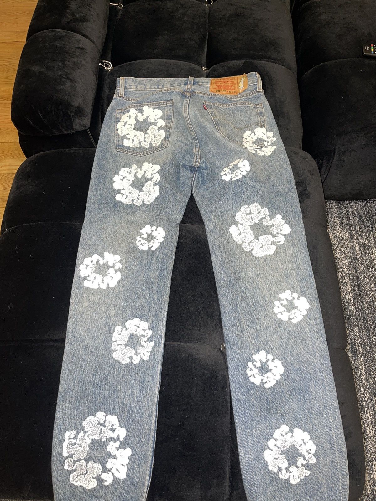 DENIM TEARS Denim Tears Light Blue Jeans Size US 33 - 2 Thumbnail