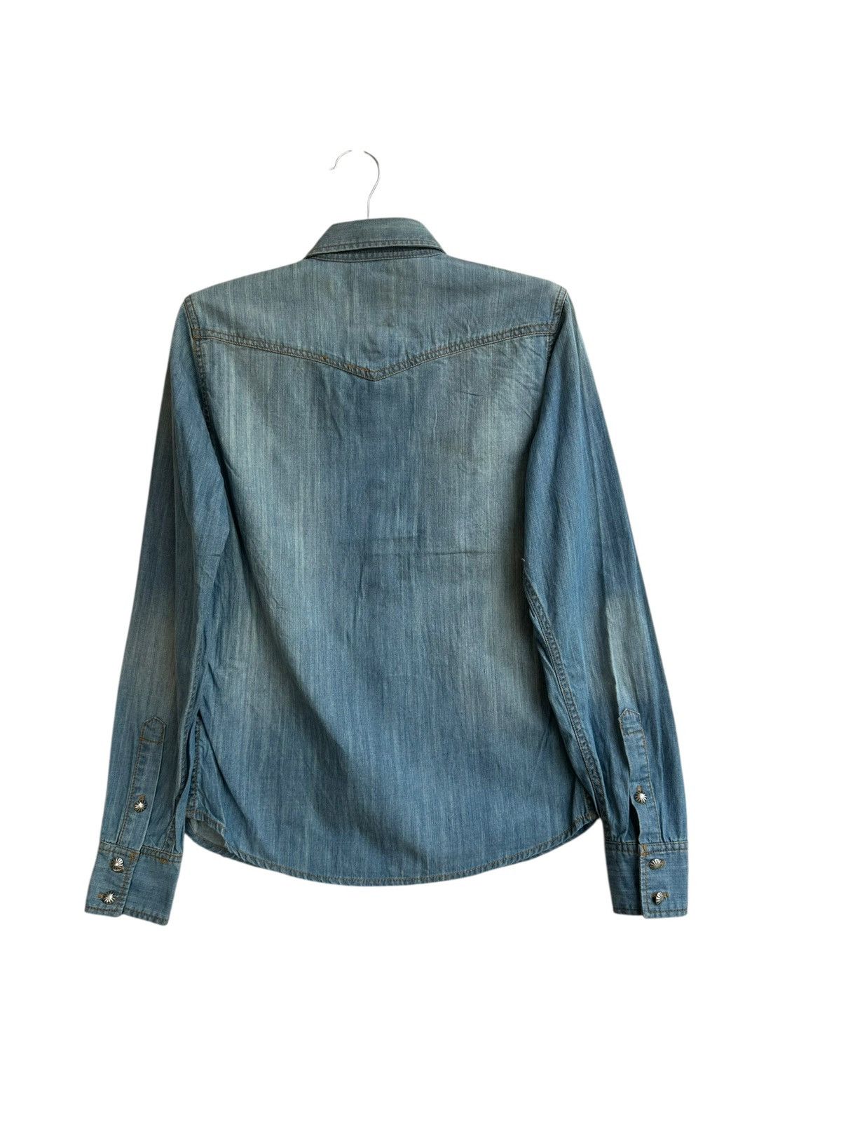 Beams Plus Vintage Beams Chambray Western Shirt Size US S / EU 44-46 / 1 - 2 Thumbnail