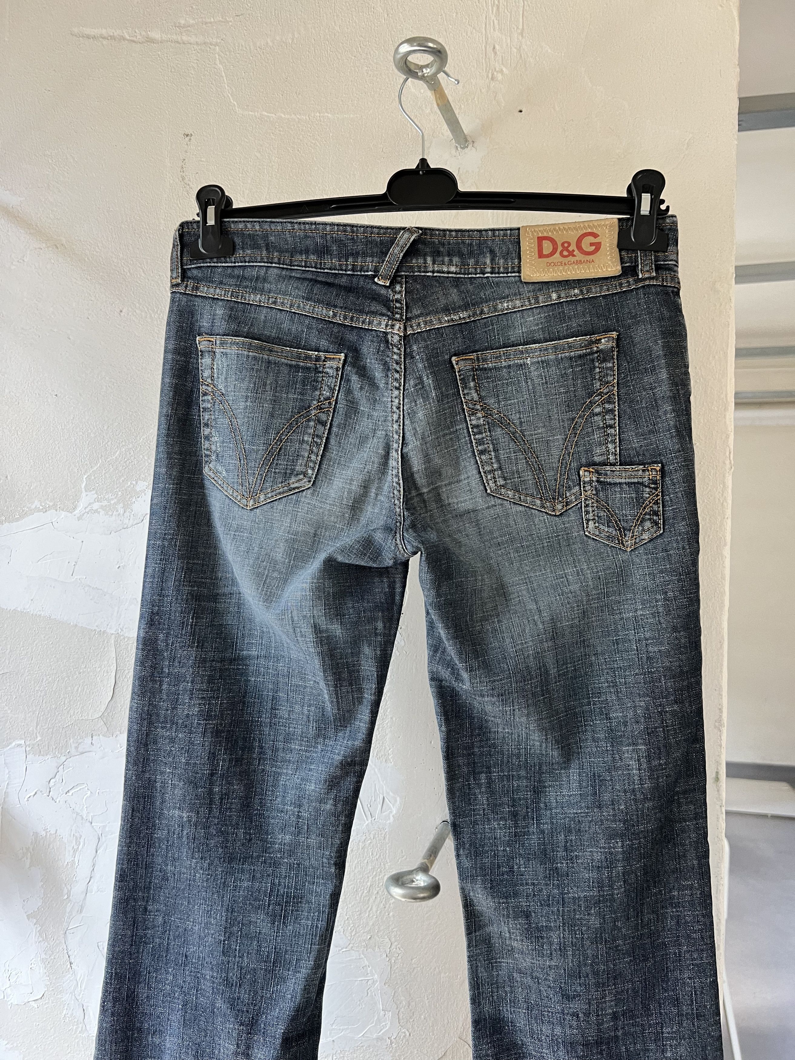 Affliction D&G Vintage Triple Pocket Low Cut Jean 1980s Size 34" / US 12 / IT 48 - 4 Thumbnail