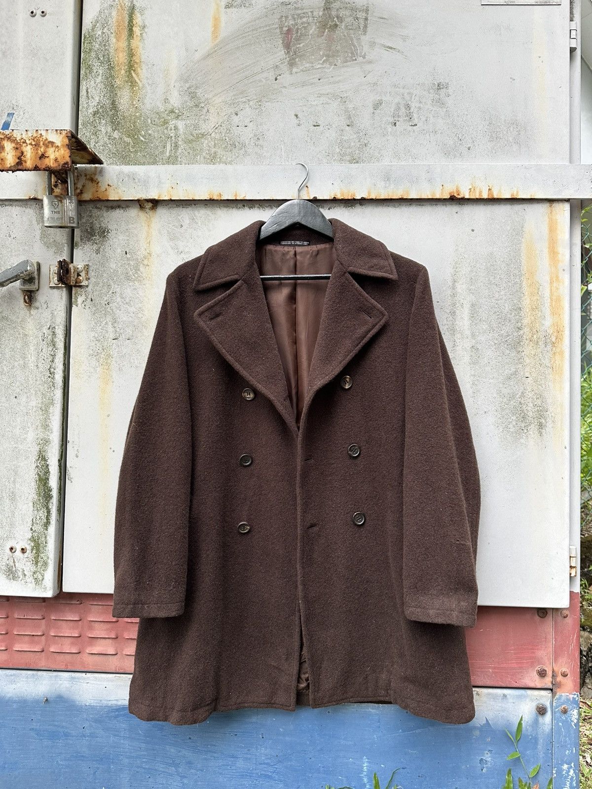 Issey Miyake 👹INED Double Breasted Wool Jacket By Issey Miyake Size US M / EU 48-50 / 2 - 1 Thumbnail