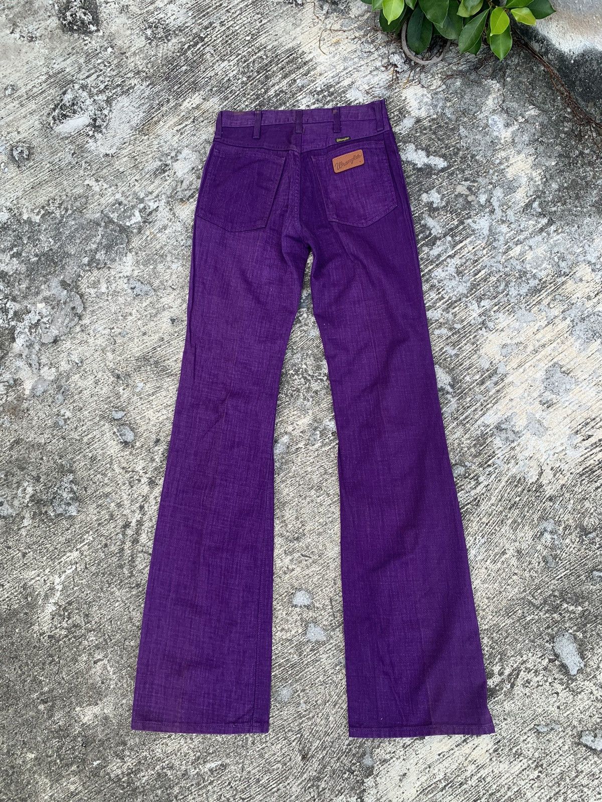 If Six Was Nine × Vintage × Wrangler Flare wrangler bootcut jeans western wear rare calour Size 28" / US 6 / IT 42 - 9 Thumbnail