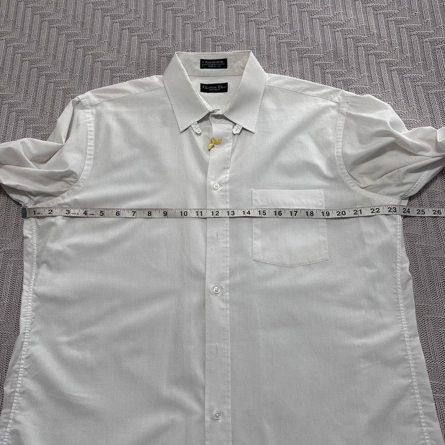 Dior Vintage Christian Dior white button down size 16.5 Size US L / EU 52-54 / 3 - 6 Thumbnail