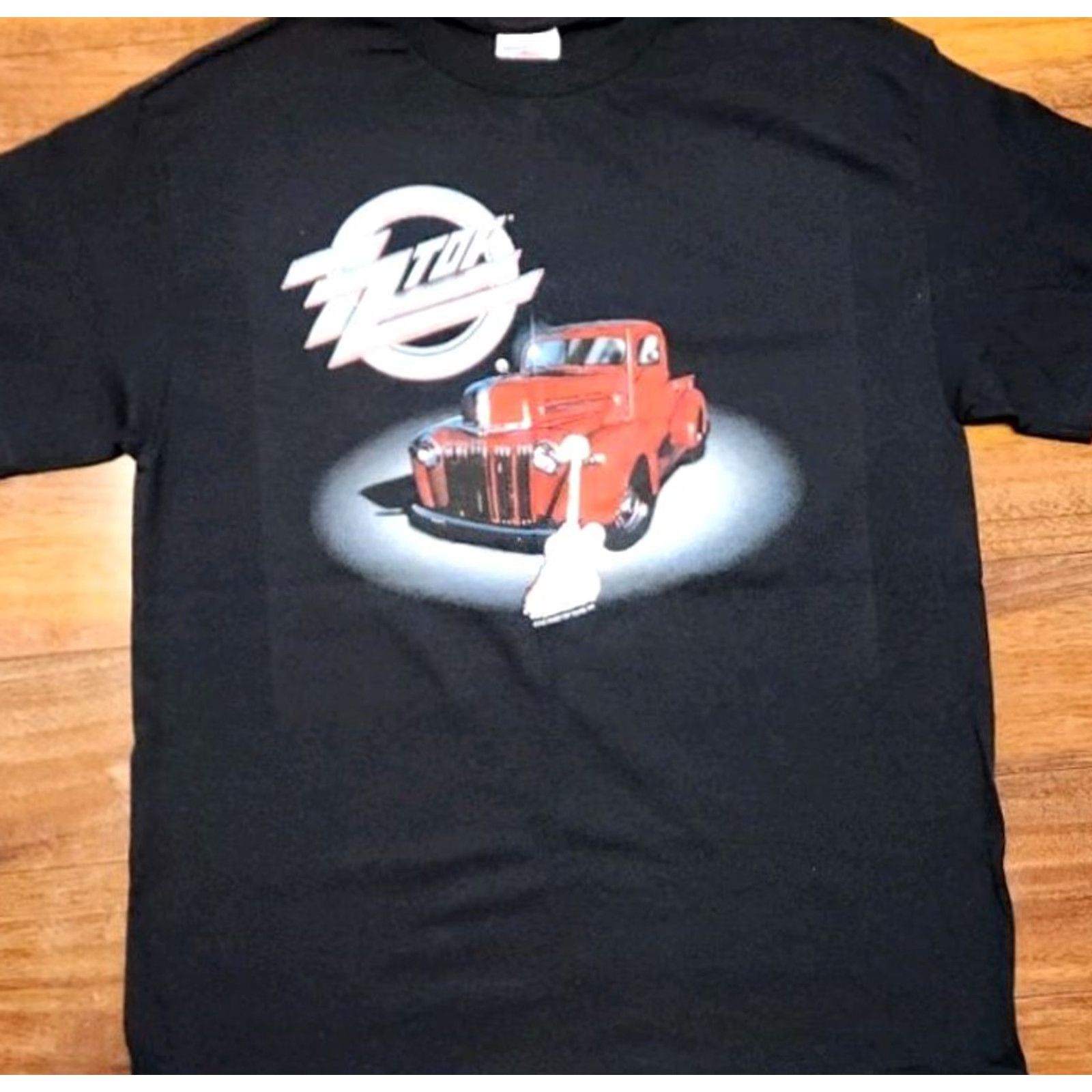 Vintage ZZ TOP Band T Shirt Men’s L Large Vintage Double-Sided 90s Graphic Print Black Cotton Short Sleeve Crew Neck Tennessee River Mens Shirt Size US L / EU 52-54 / 3 - 3 Thumbnail