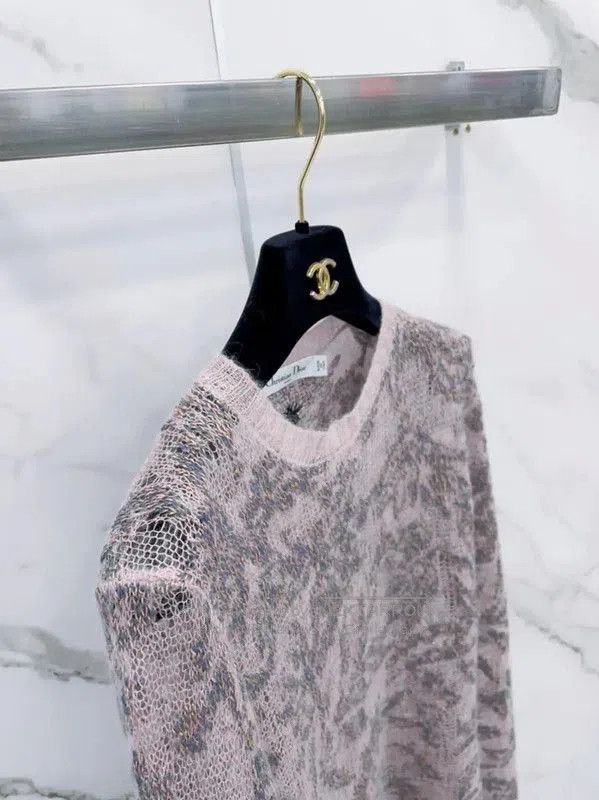Dior Dior Pink Cashmere Blend Long Sleeve Sweater . Size S / US 4 / IT 40 - 6 Thumbnail