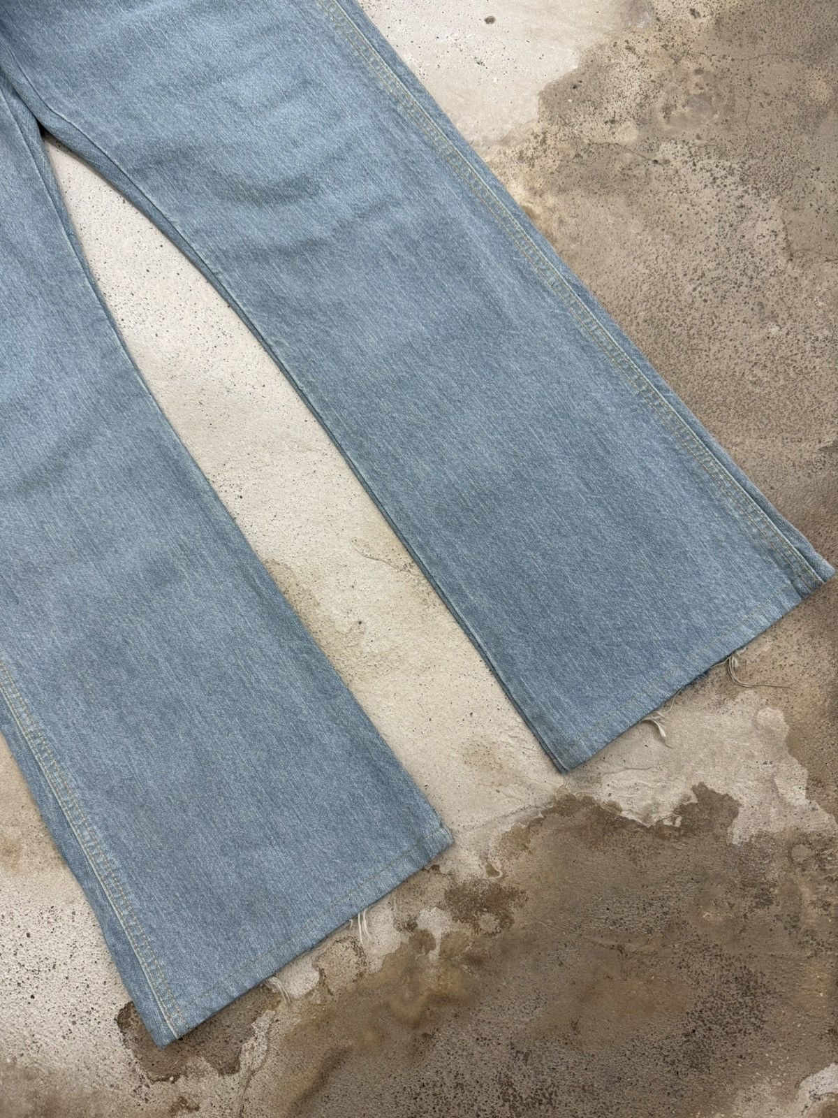 Edwin Miss 503 Edwin Light Washed Flare Unisex Denim Pants Size 30" / US 8 / IT 44 - 4 Thumbnail