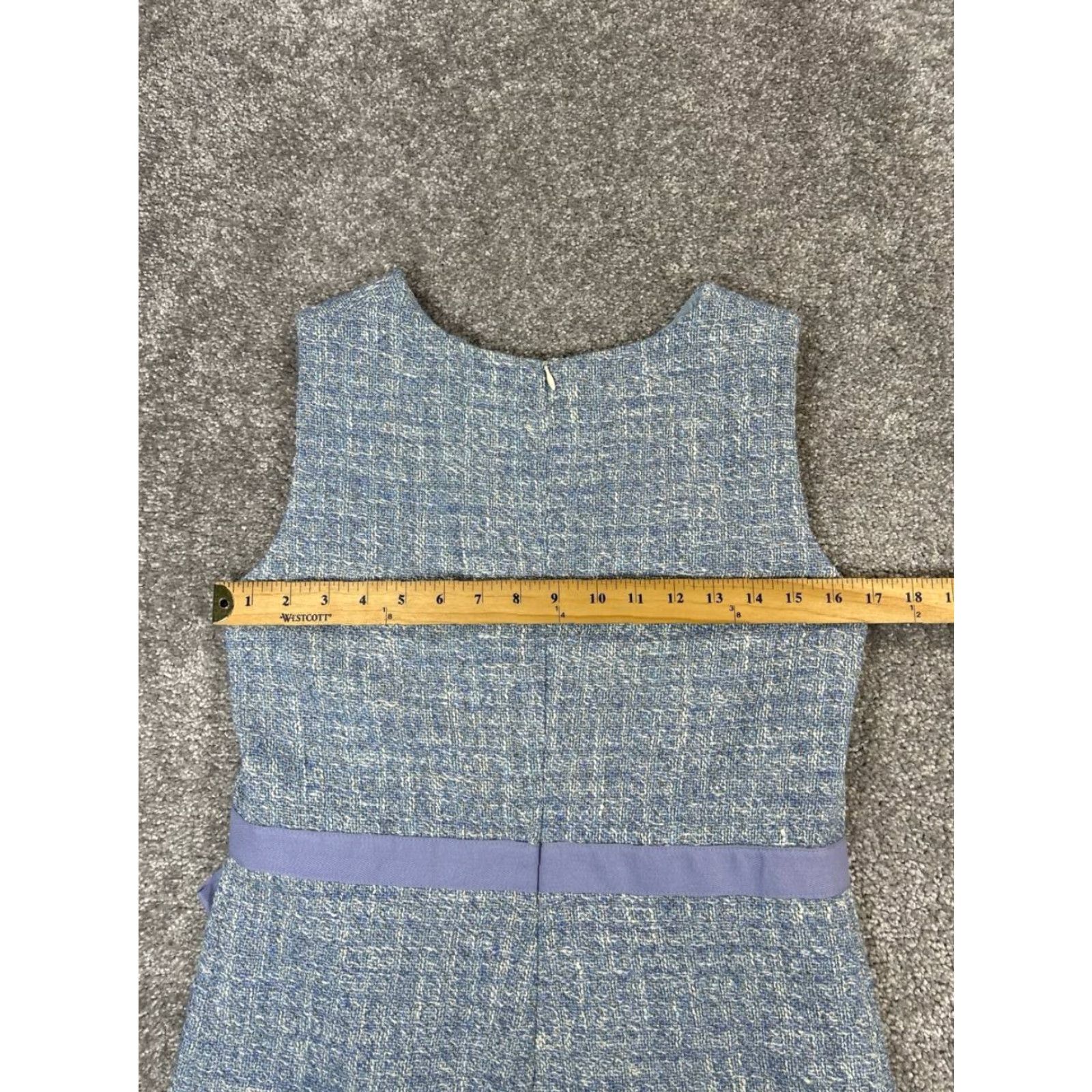 Valentino Red Valentino Dress Womens Xs Blue Purple Cotton Blend Blouson Size XS / US 0-2 / IT 36-38 - 5 Thumbnail