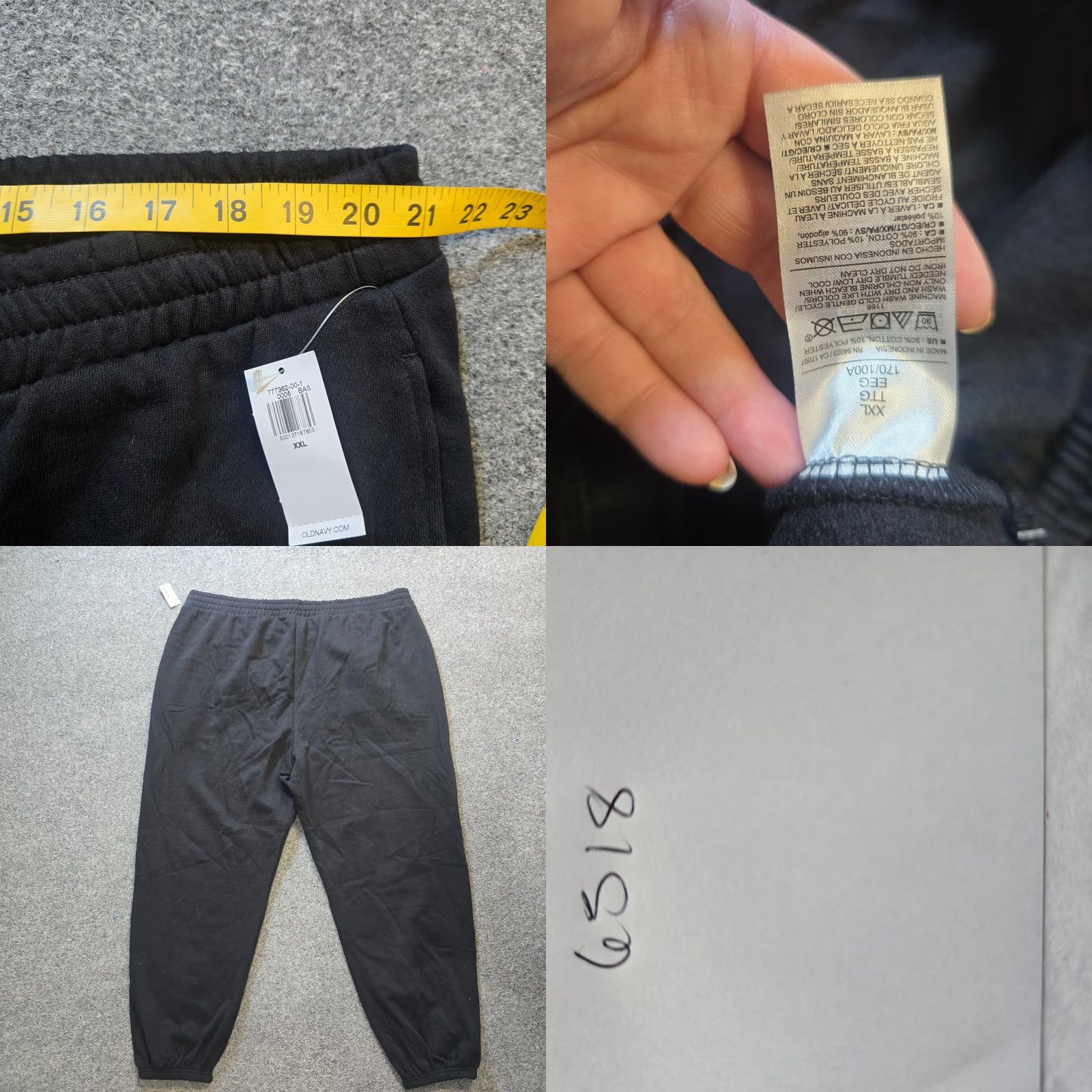 Old Navy Old Navy Pants Womens XXL Black So Comfy Jogger Sweatpants Casual Lounge Allseason Modern Fit Size 40" / US 18 - 8 Thumbnail