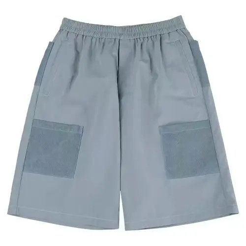 Japanese Brand 21SS Indigo Union Japan Blue Grey Outdoor Pockets Shorts Size US 30 / EU 46 - 2 Thumbnail