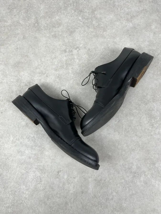 Louis Vuitton Louis Vuitton Black Leather Lace-Up Loafers Size US 8 / EU 41 - 5 Thumbnail