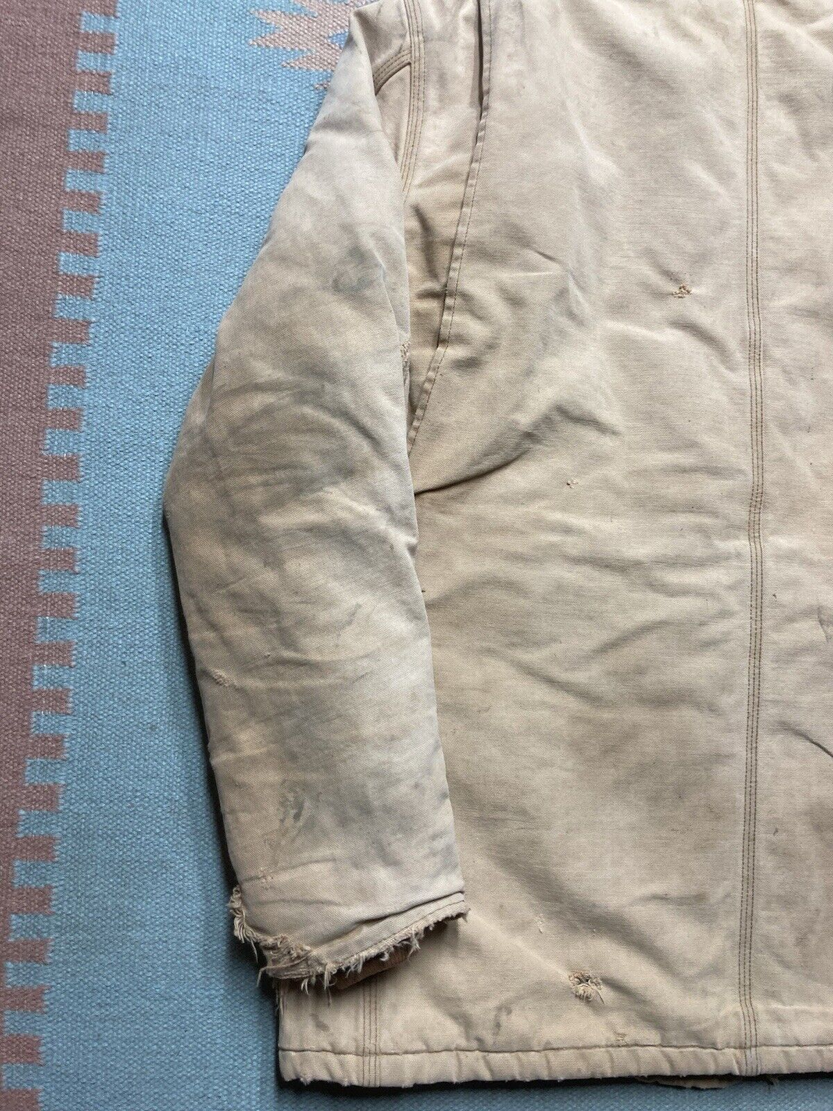 Carhartt × Vintage carhartt work jacket c03 brn distressed thrashed canvas L Size US L / EU 52-54 / 3 - 10 Thumbnail
