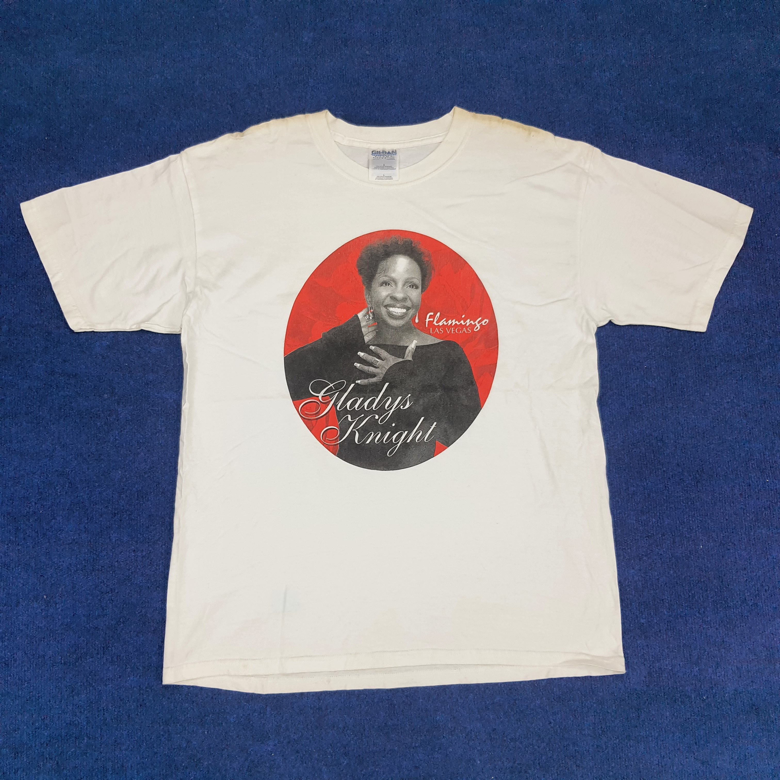 Vintage Vintage Gladys Knight Show Flamingo Las Vegas T-shirt Size US L / EU 52-54 / 3 - 1 Thumbnail