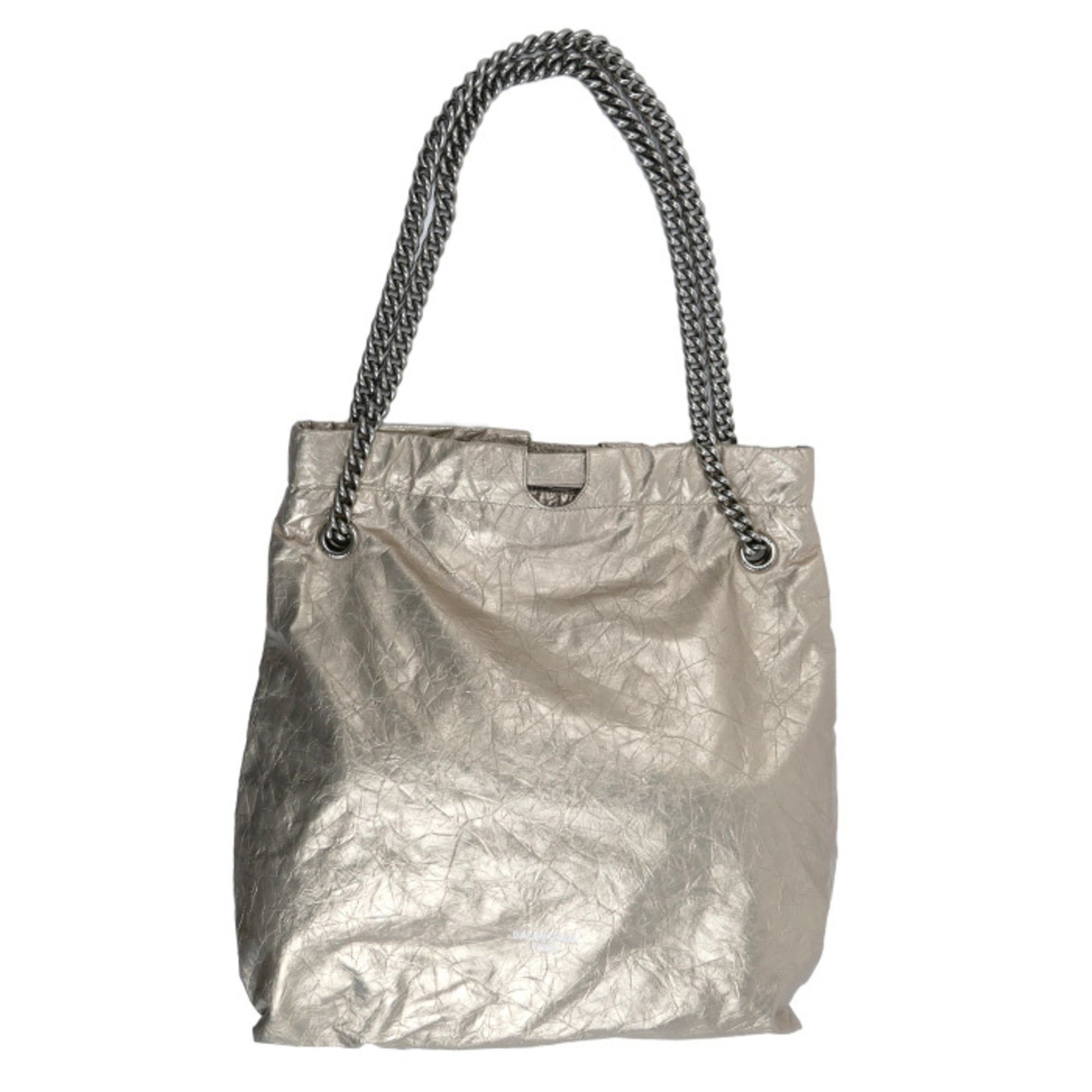 Balenciaga BALENCIAGA Crush Medium Tote Shoulder Bag, Champagne Gold, 742941, Women's Size ONE SIZE - 1 Thumbnail