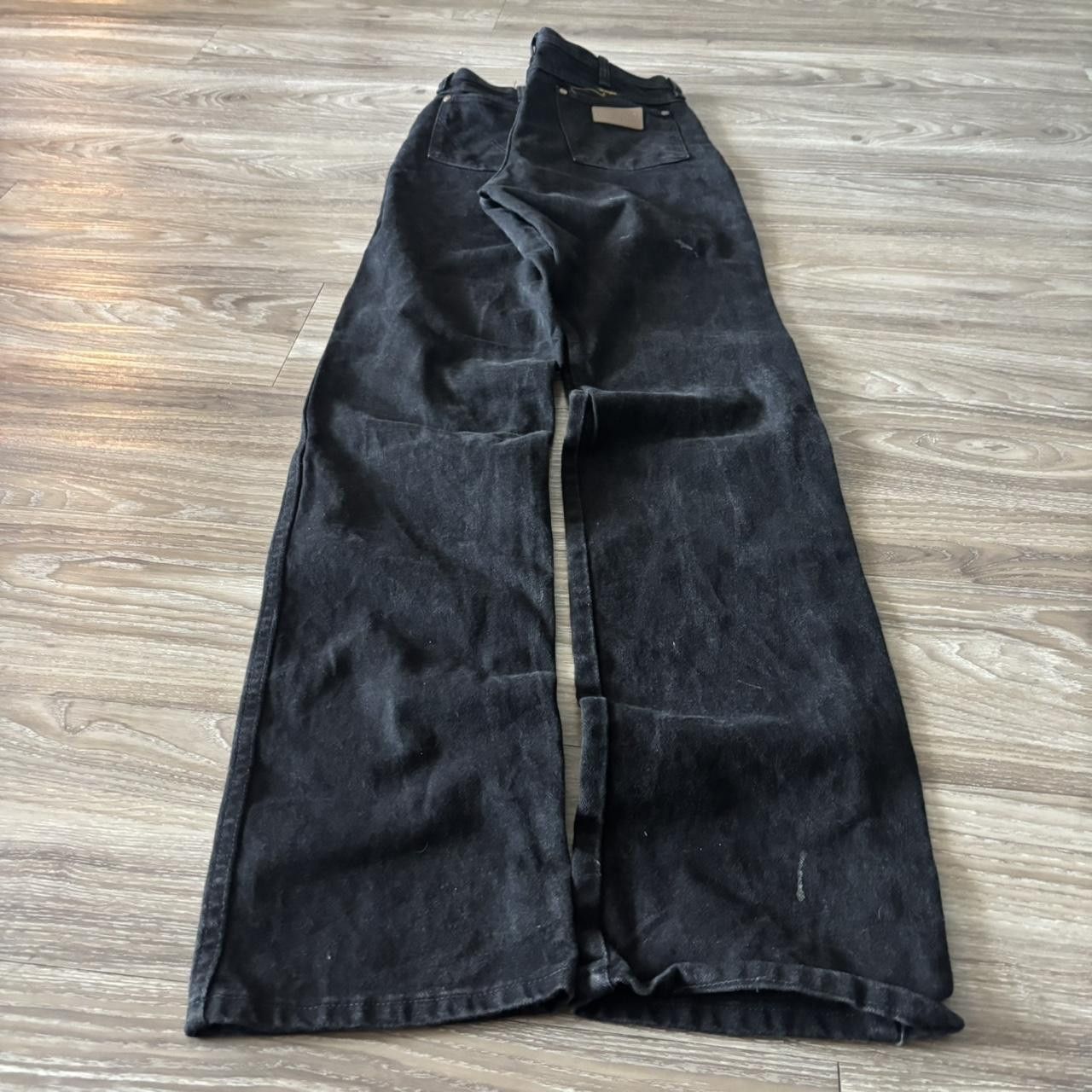 Crazy Vintage Y2K/2000s Solid Black Grunge Essential Denim Jeans 
