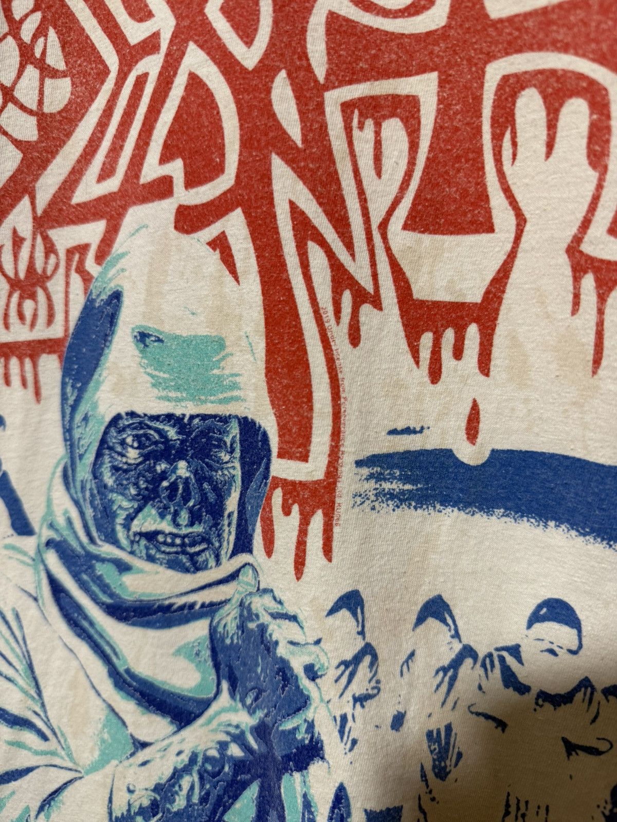 Band Tees × Vintage Vintage 2019 Death Leprosy Posterized Longsleeve T-Shirt Y2K Size US L / EU 52-54 / 3 - 9 Thumbnail