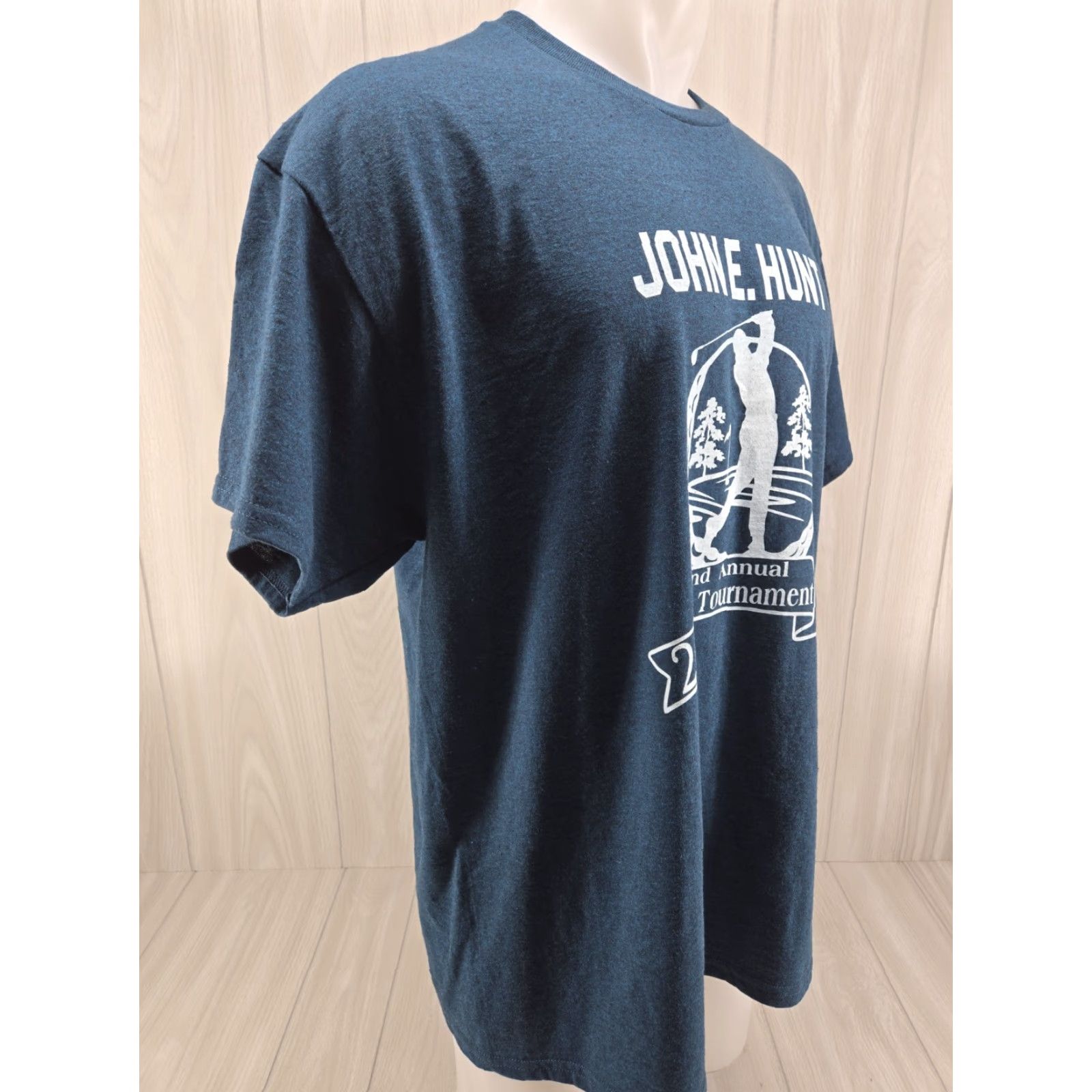 Vintage John E Hunt 2nd Golf Tournament 2022 T Shirt 2XL Blue - Mens Shirt, 2XL, Short Sleeve, Blue, Unbranded Size US XXL / EU 58 / 5 - 6 Thumbnail