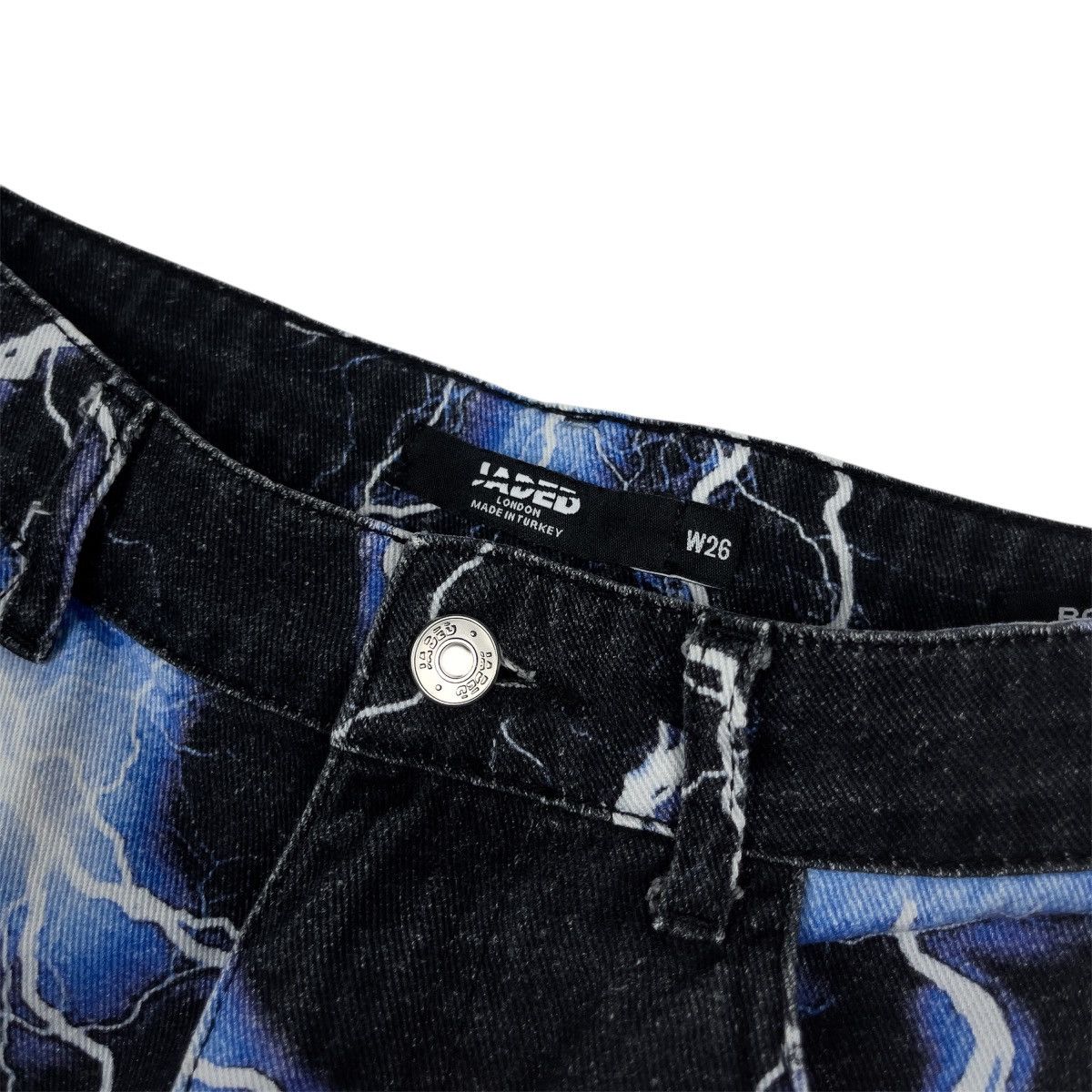 Jaded London Jaded London Lightning Denim Jeans Size 26" / US 2 / IT 38 - 3 Thumbnail