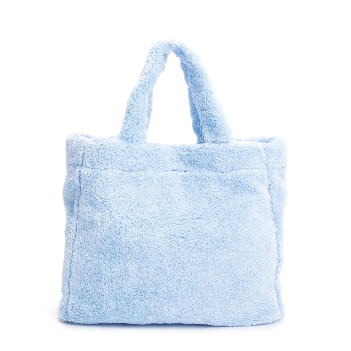 Prada PRADA Blue Terry Cloth Logo Tote Size ONE SIZE - 3 Thumbnail
