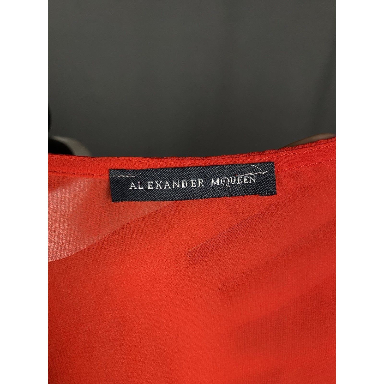 Alexander McQueen Alexander McQueen Women's Red Purple Sleeveless Tunic Dress Size S / US 4 / IT 40 - 9 Thumbnail