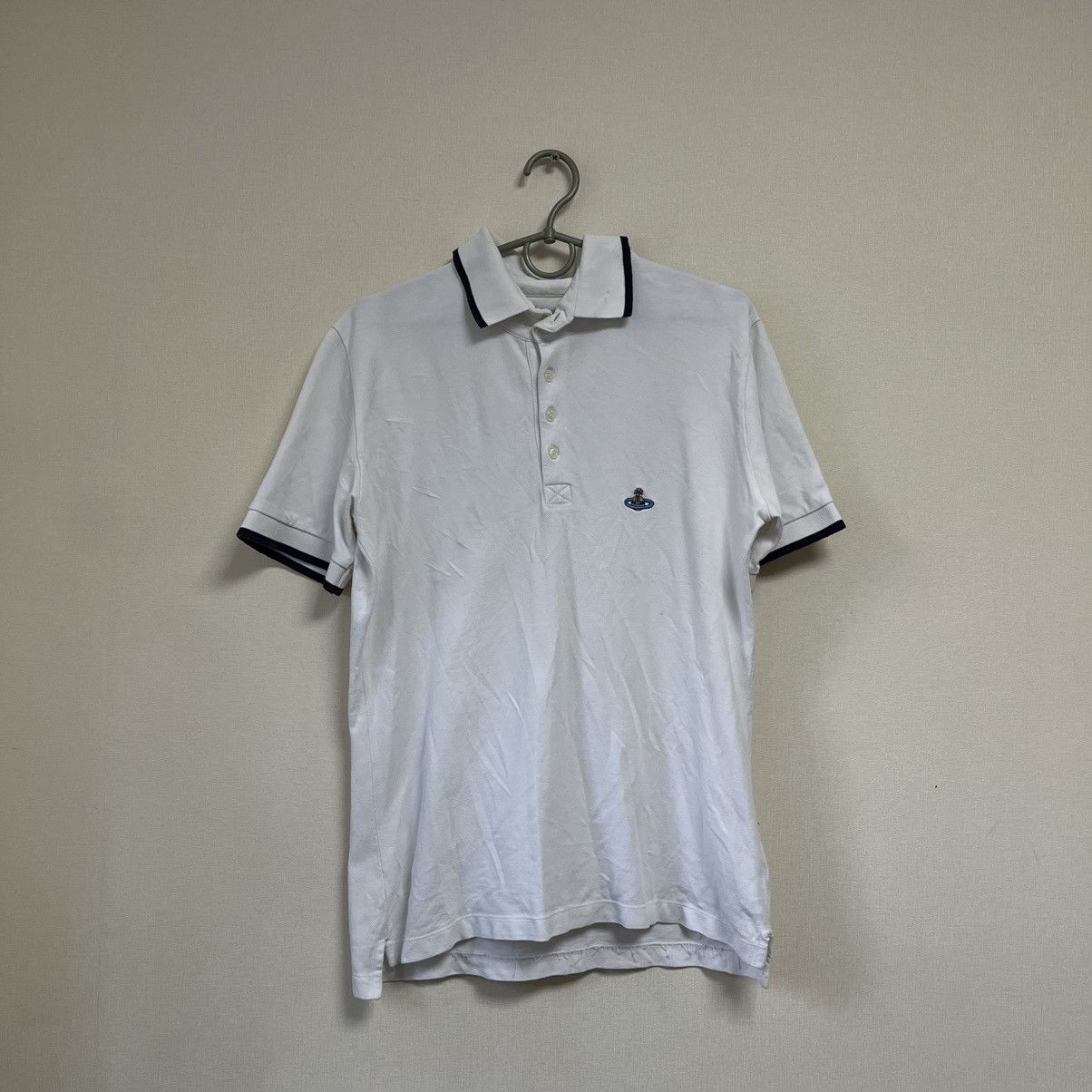 Vivienne Westwood Vivienne Westwood Polo T-Shirt Rare Retro Hype Y2K Size US L / EU 52-54 / 3 - 2 Thumbnail