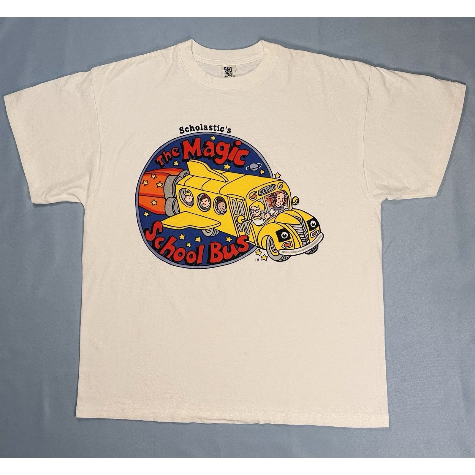 Other Vintage 90s PBS Magic School Bus Graphic T-Shirt XL USA Made Size US XL / EU 56 / 4 - 1 Thumbnail