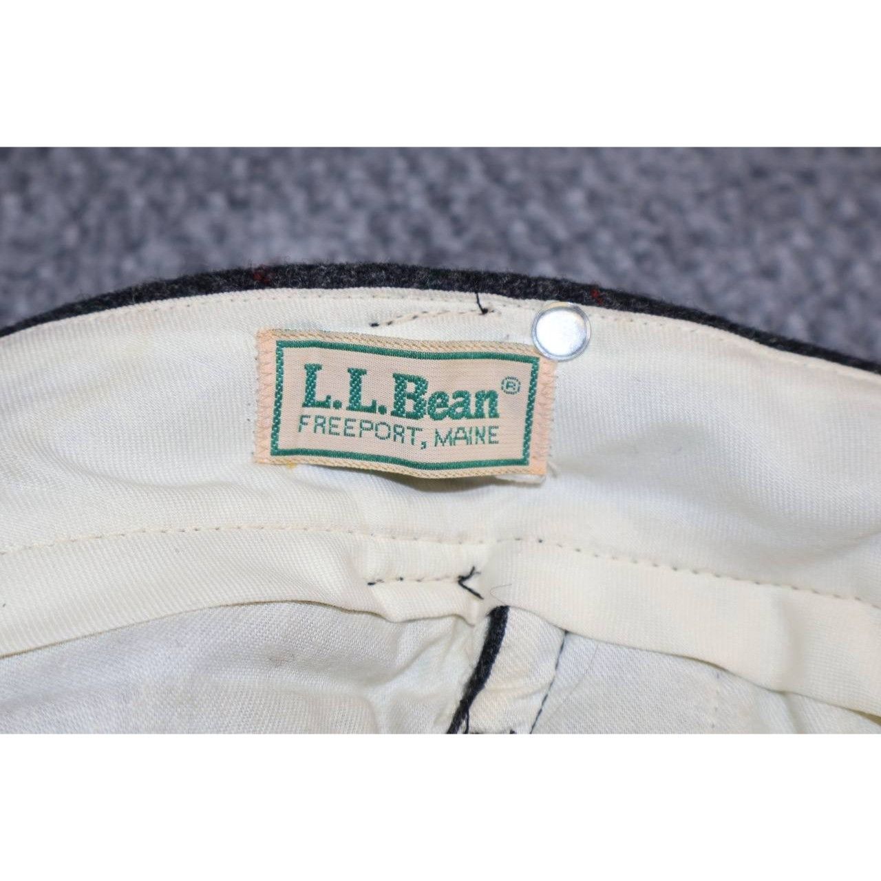L.L. Bean Vintage 50s LL Bean Pants Mens 34x27 Wool Blend Size US 34 / EU 50 - 3 Thumbnail