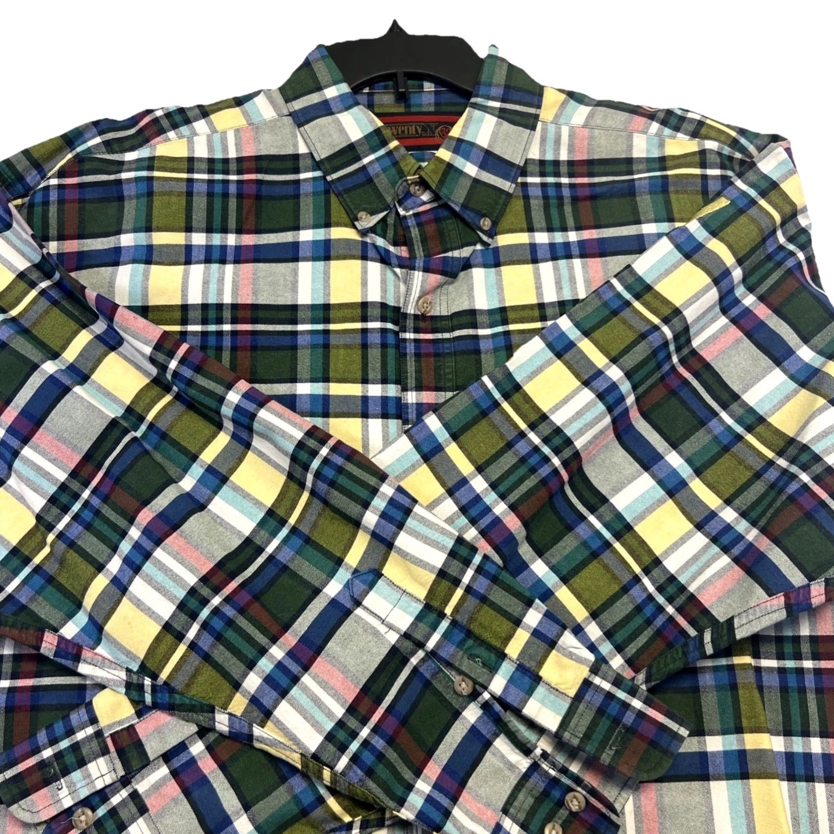 Wrangler Wrangler Button-Down Shirt XXL Multicolor Plaid Long Sleeve Men’s Cotton Woven Casual Cowboy 2XL Shirt Size US XXL / EU 58 / 5 - 7 Thumbnail
