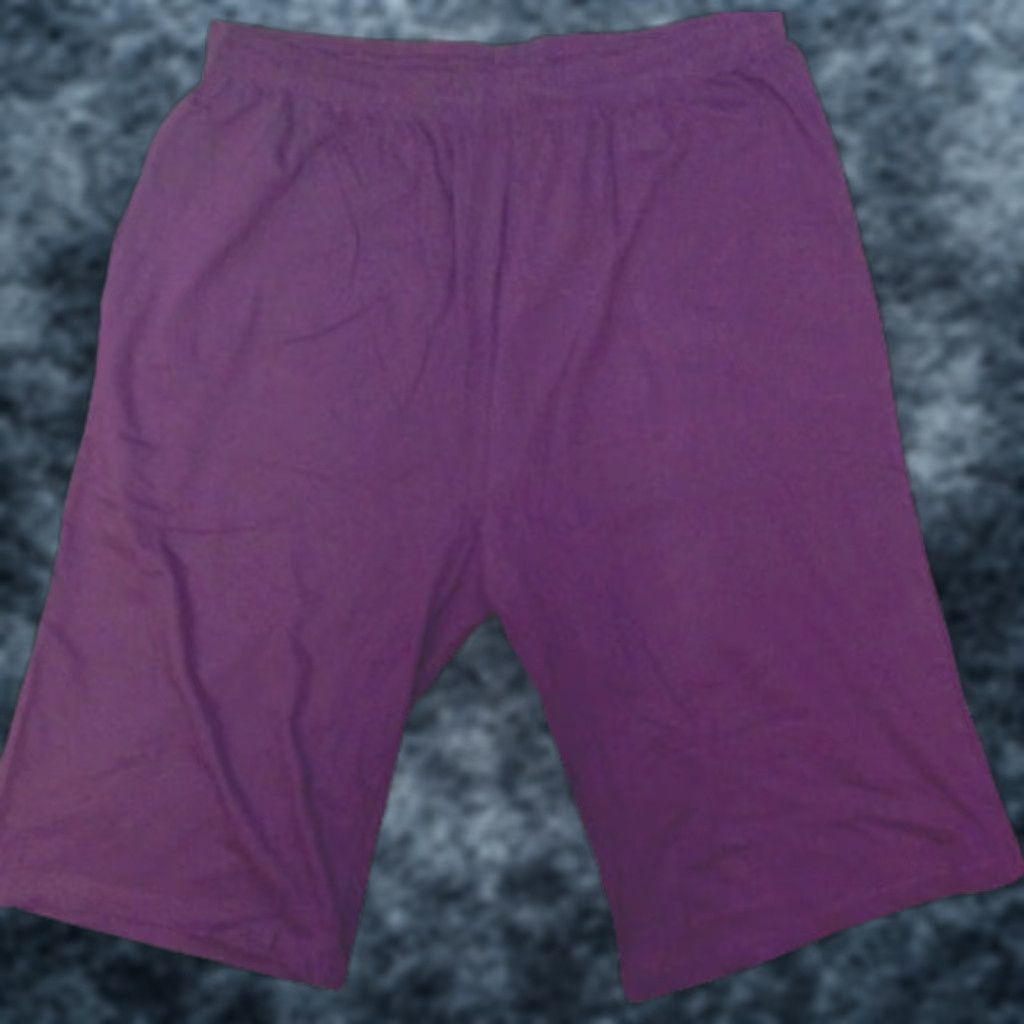 Vintage KingSize Mens Lounge Shorts Maroon 2XLT Big & Tall with 2 Side Pockets Lounge Style Mens 2XLT Maroon KingSize Size US 39 - 1 Thumbnail