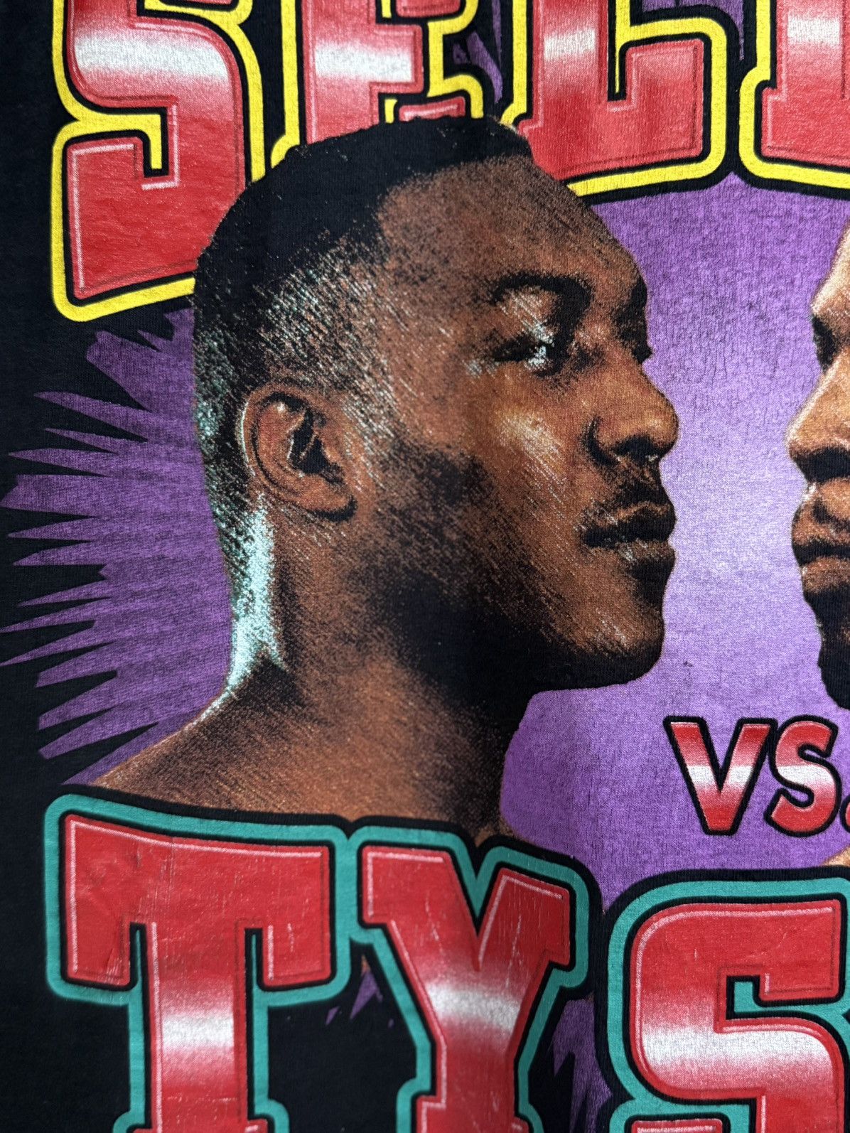 Rap Tees Vintage 90s Mike Tyson Vs Seldon Tank Top Size US M / EU 48-50 / 2 - 5 Thumbnail