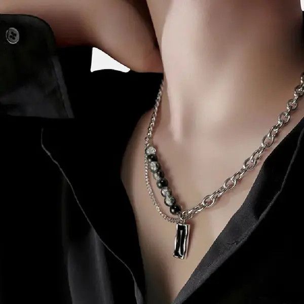 Vintage Black Stone Choker Necklaces Size ONE SIZE - 3 Thumbnail