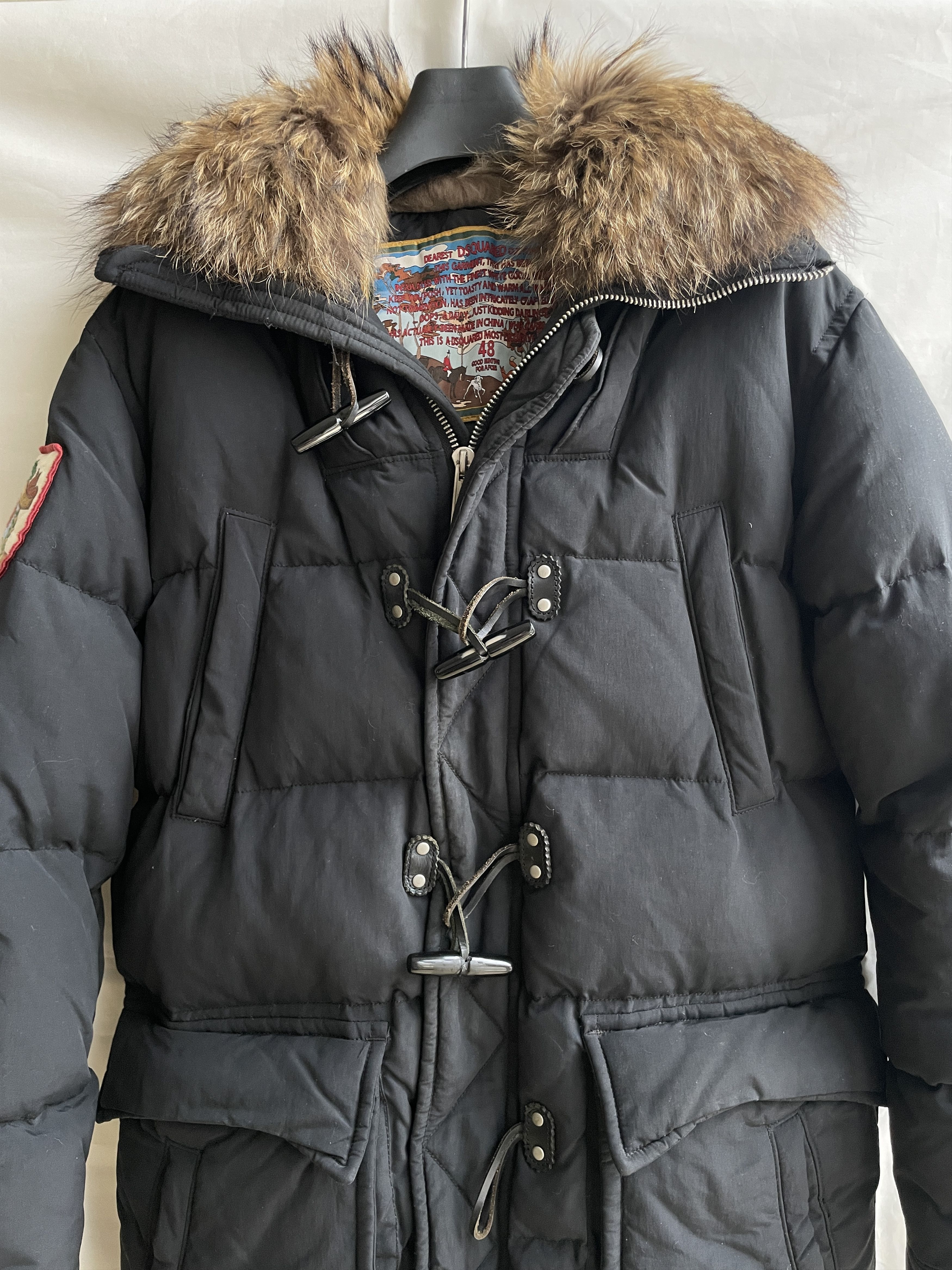 Dsquared2 Dsquared2 Vintage Racoon Fur Heavy Down Parka Size US M / EU 48-50 / 2 - 4 Thumbnail