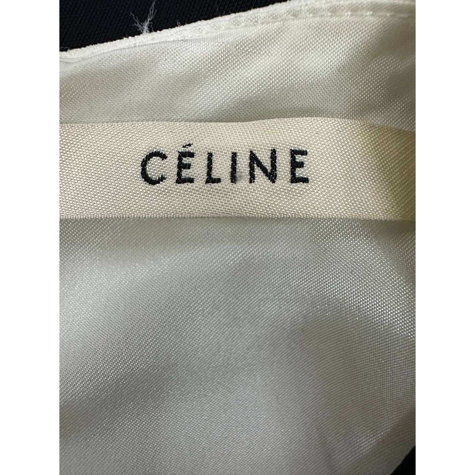 Celine Celine Refined Black White Mini Dress Sz.40 Size M / US 6-8 / IT 42-44 - 7 Thumbnail