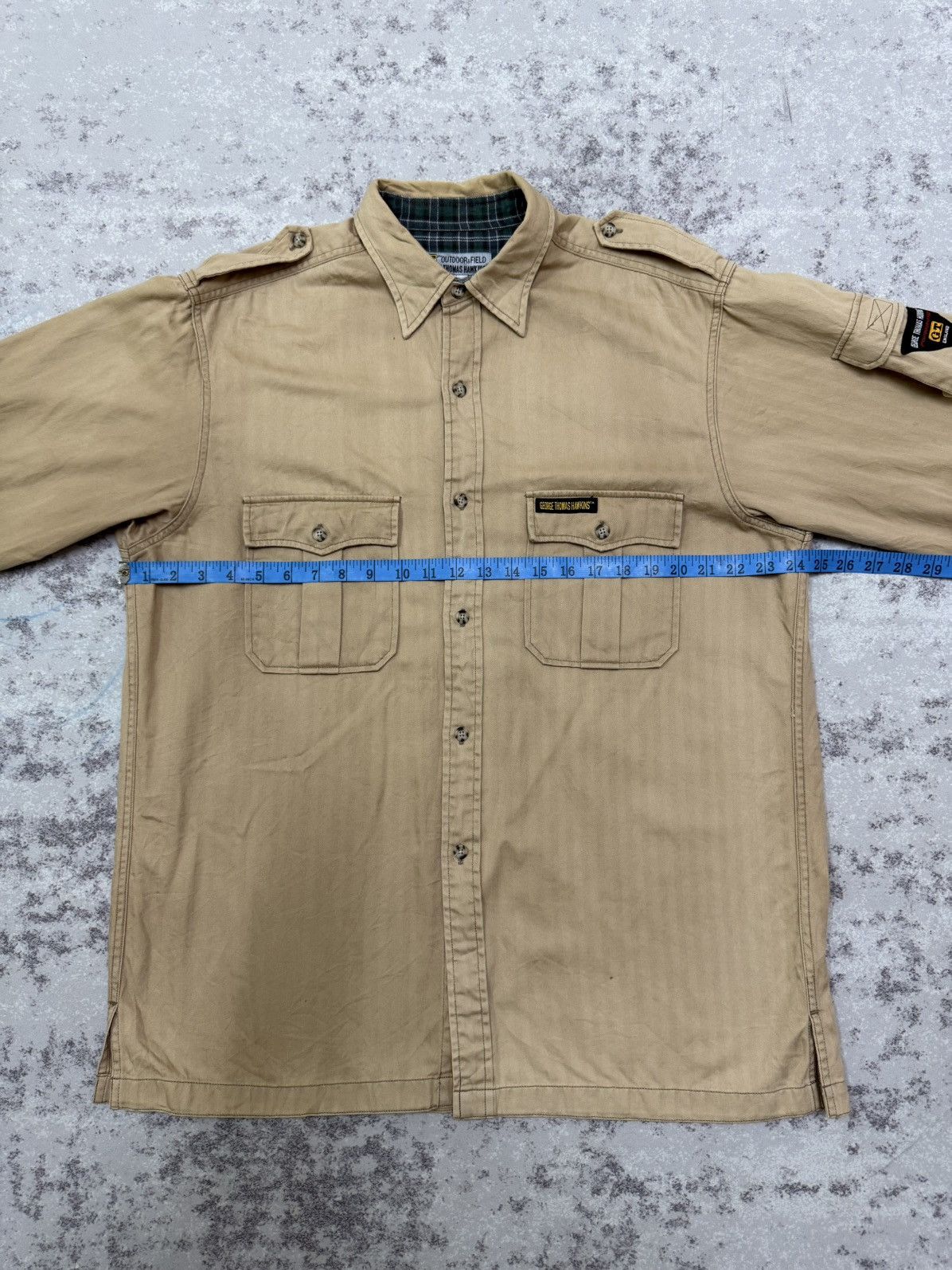 Japanese Brand VINTAGE GT HAWKINS ENGLAND OUTDOOR&FIELD BUTTON UP SHIRT Size US XL / EU 56 / 4 - 16 Thumbnail
