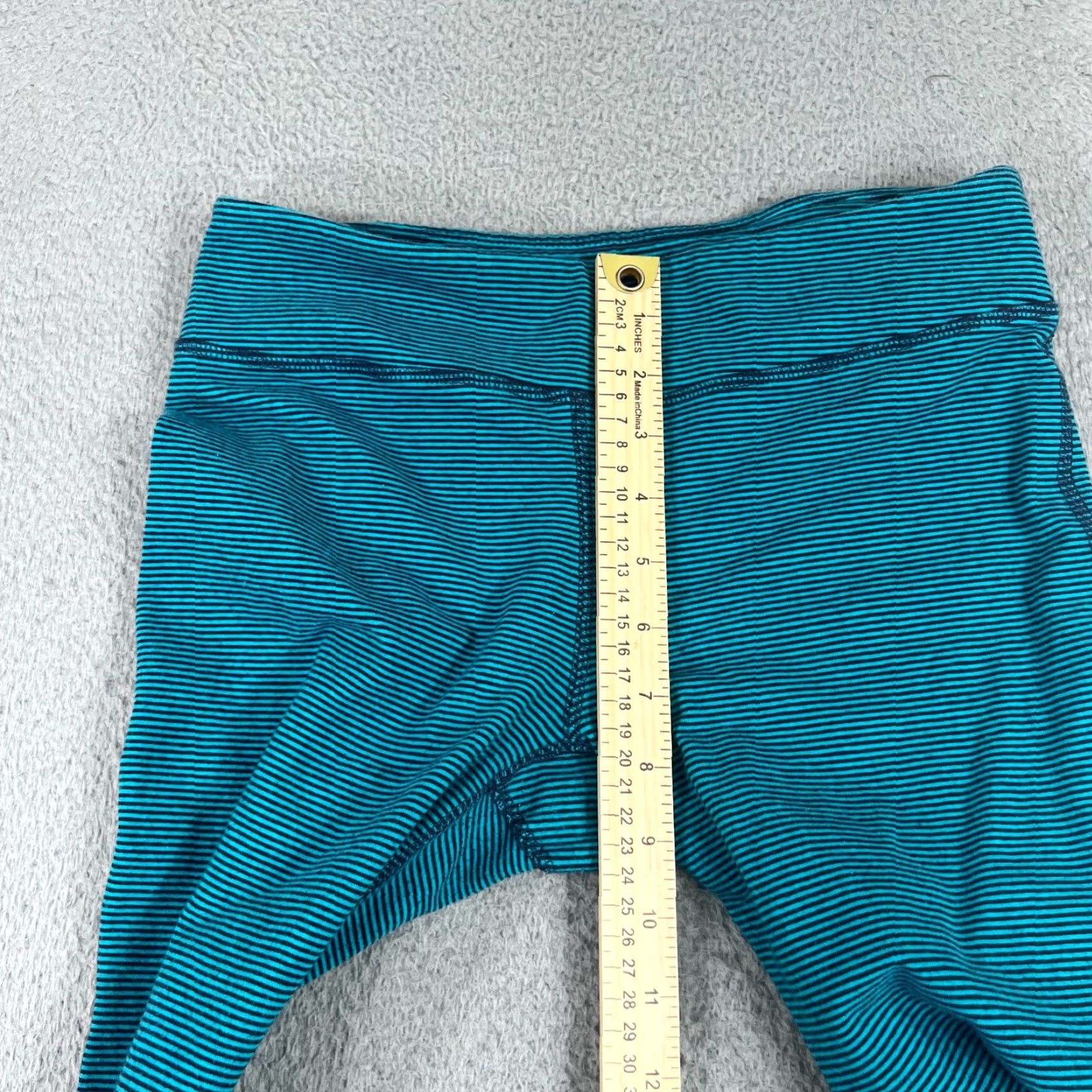 Patagonia Patagonia Leggings Womens Small Blue Striped Stretch Gorpcor Size 28" / US 6 / IT 42 - 3 Thumbnail