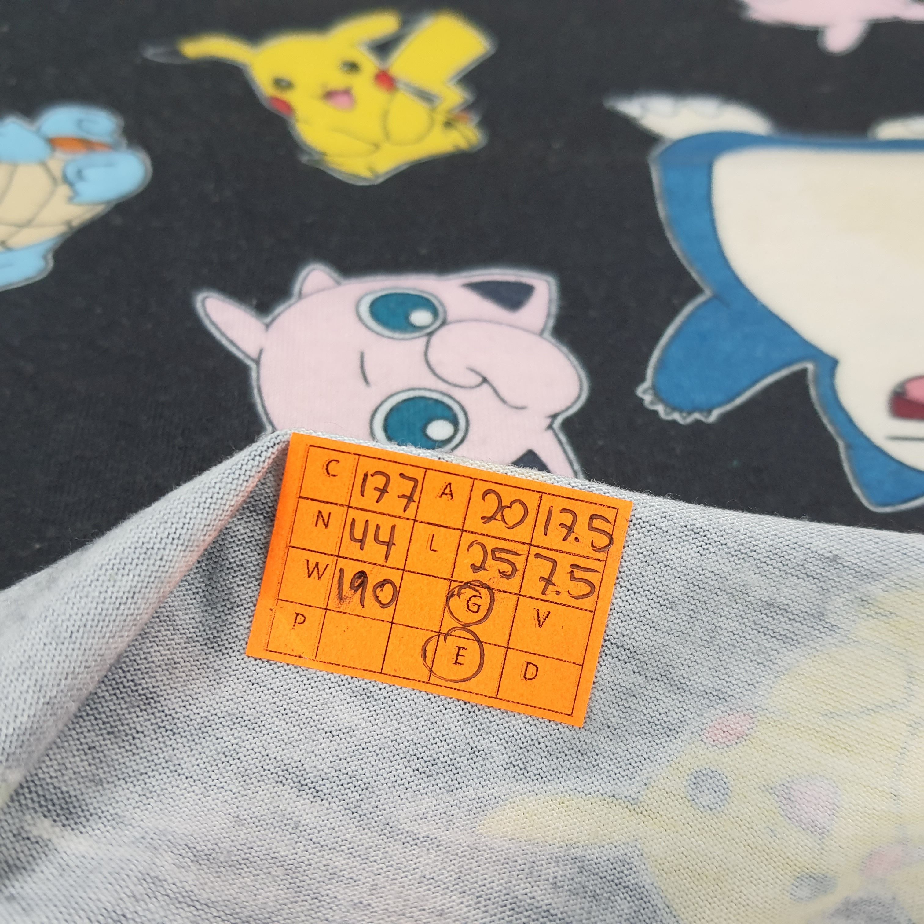 Pokemon × Vintage Vintage Pokemon Official Merch Pikachu Overprint Tshirt Size US M / EU 48-50 / 2 - 8 Thumbnail