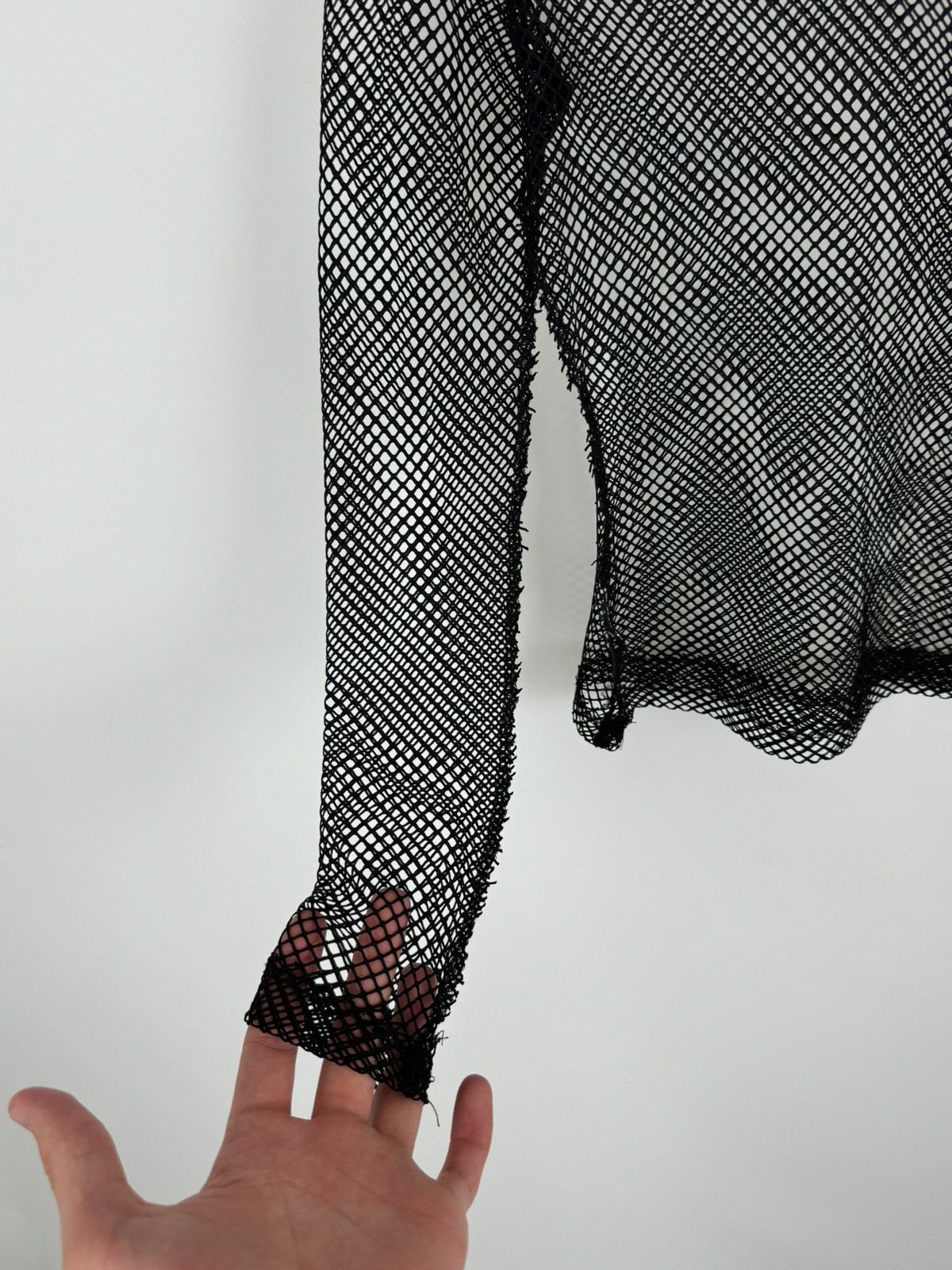 Vintage Y2K Vintage Mesh Top L/S Size M / US 6-8 / IT 42-44 - 6 Thumbnail