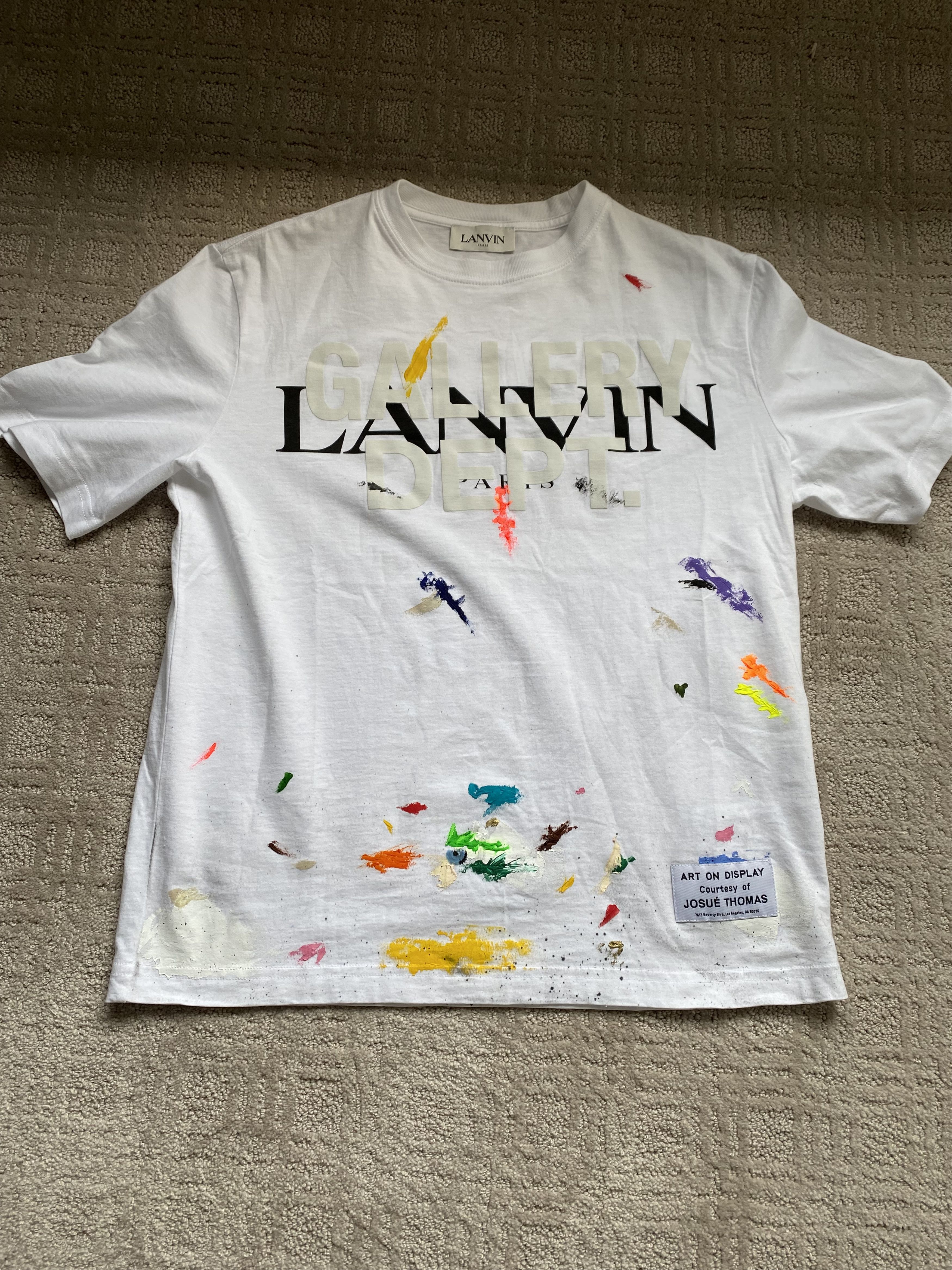 Gallery Dept. × Lanvin Splatter T-shirt Size US XS / EU 42 / 0 - 1 Thumbnail