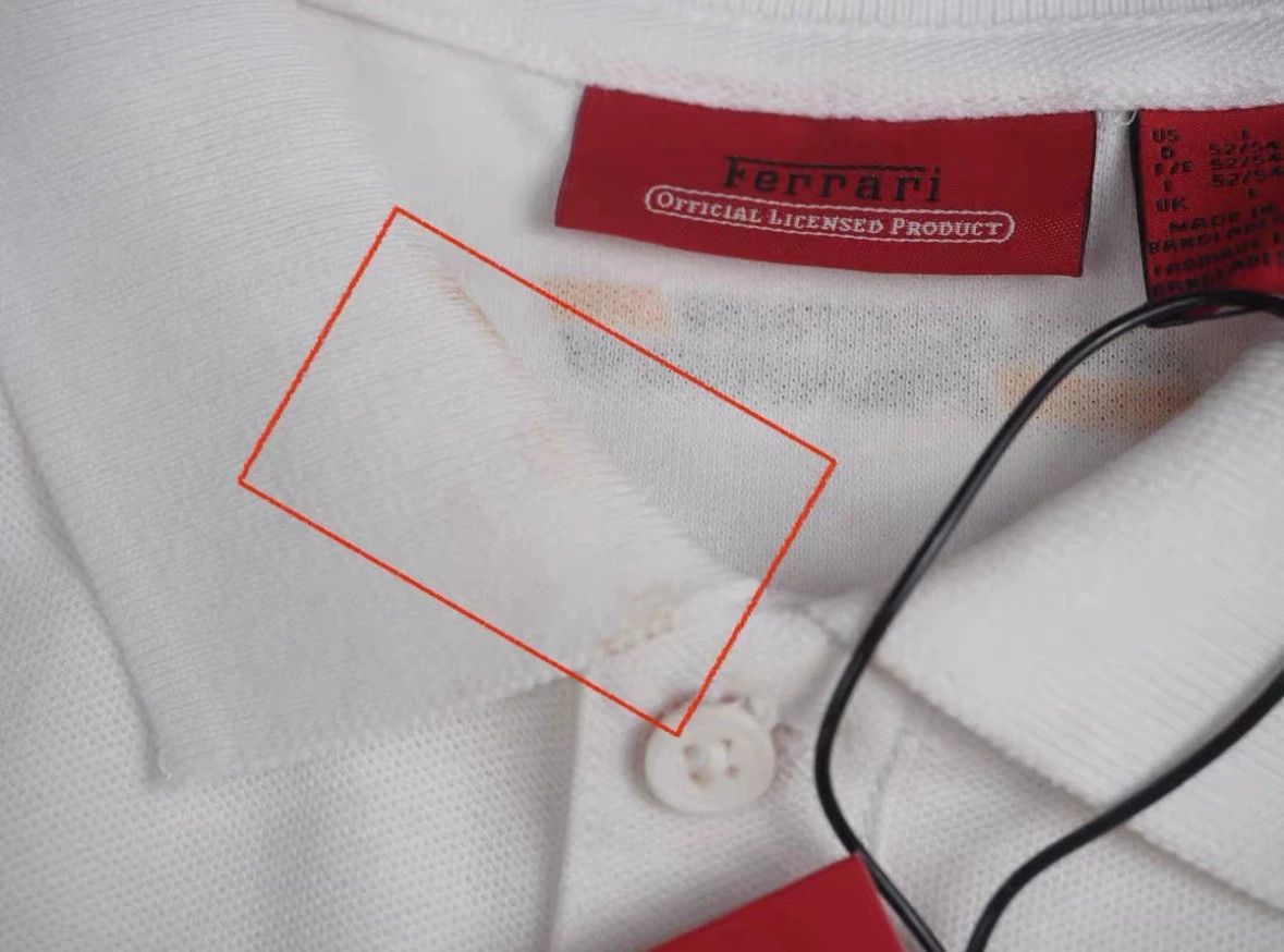 Ferrari FERRARI White Polo Loaf, Size L Size US L / EU 52-54 / 3 - 6 Thumbnail