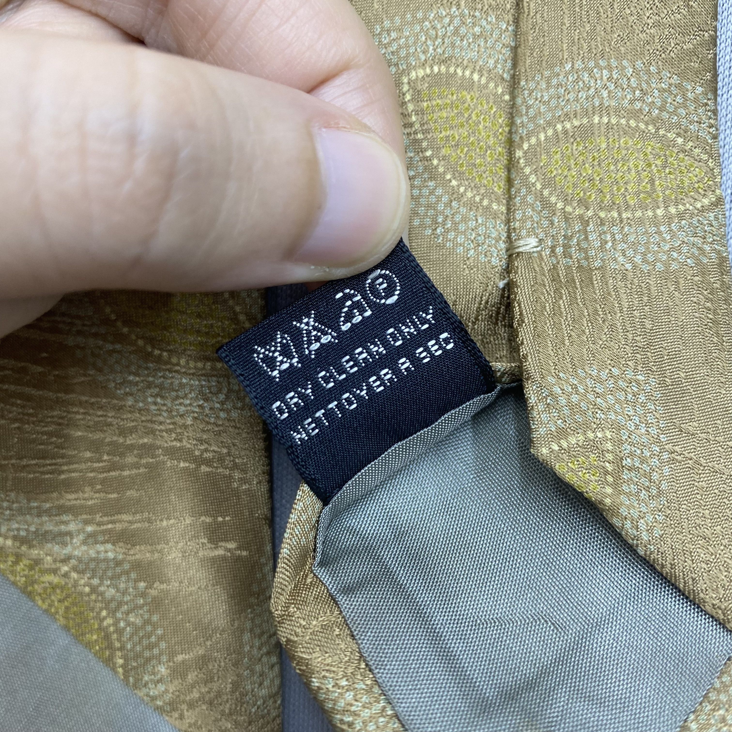 Giorgio Armani Vintage Giorgio Armani SILK Necktie Cravate Pure Silk Size ONE SIZE - 9 Thumbnail