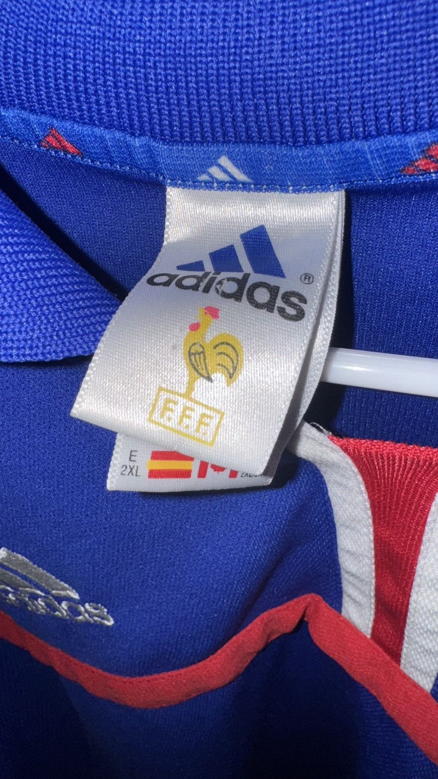 Adidas 2000’s france jersey Size US XXL / EU 58 / 5 - 5 Thumbnail