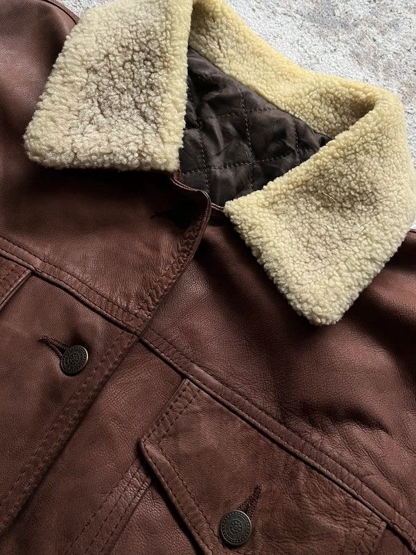 Other Carla El Cort Ingles Vintage 90s Leather Jacket Sz 44 Rare Size L / US 10 / IT 46 - 8 Thumbnail