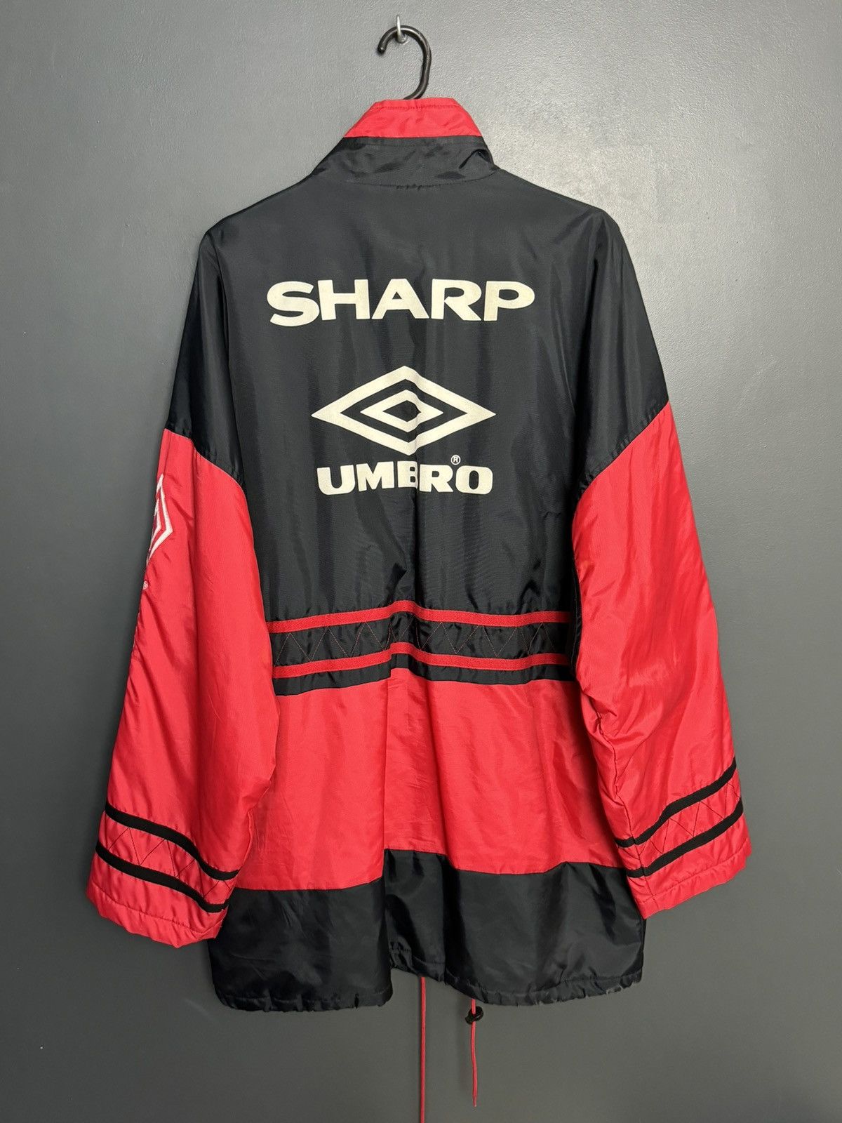 Umbro Vintage Manchester United Sharp Training Football Jacket Size US L / EU 52-54 / 3 - 2 Thumbnail
