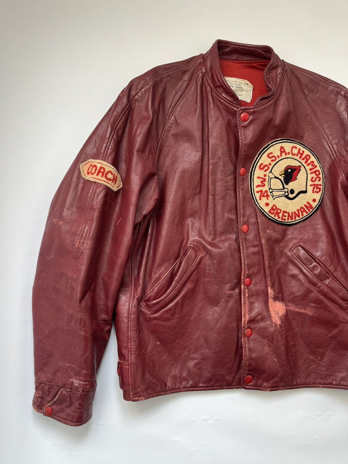 Other Vintage 70’s leather varsity jacket Size US M / EU 48-50 / 2 - 2 Thumbnail