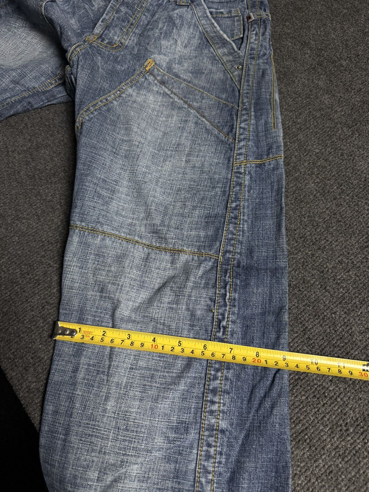 Japanese Brand Y2K 00s Japanese Number Nine Punk Rock Retro Avant Garde Size US 30 / EU 46 - 22 Thumbnail