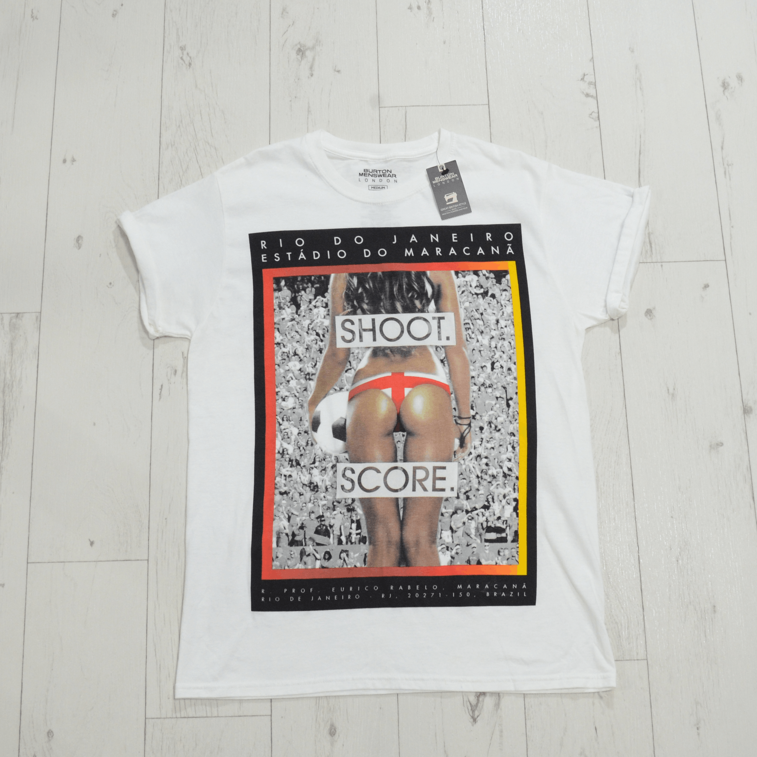 Hot Model Sex Shoot Score Y2K ADULT SEXY ASS GIRL BABE FUNNY T-shirt TEE Size US M / EU 48-50 / 2 - 1 Thumbnail