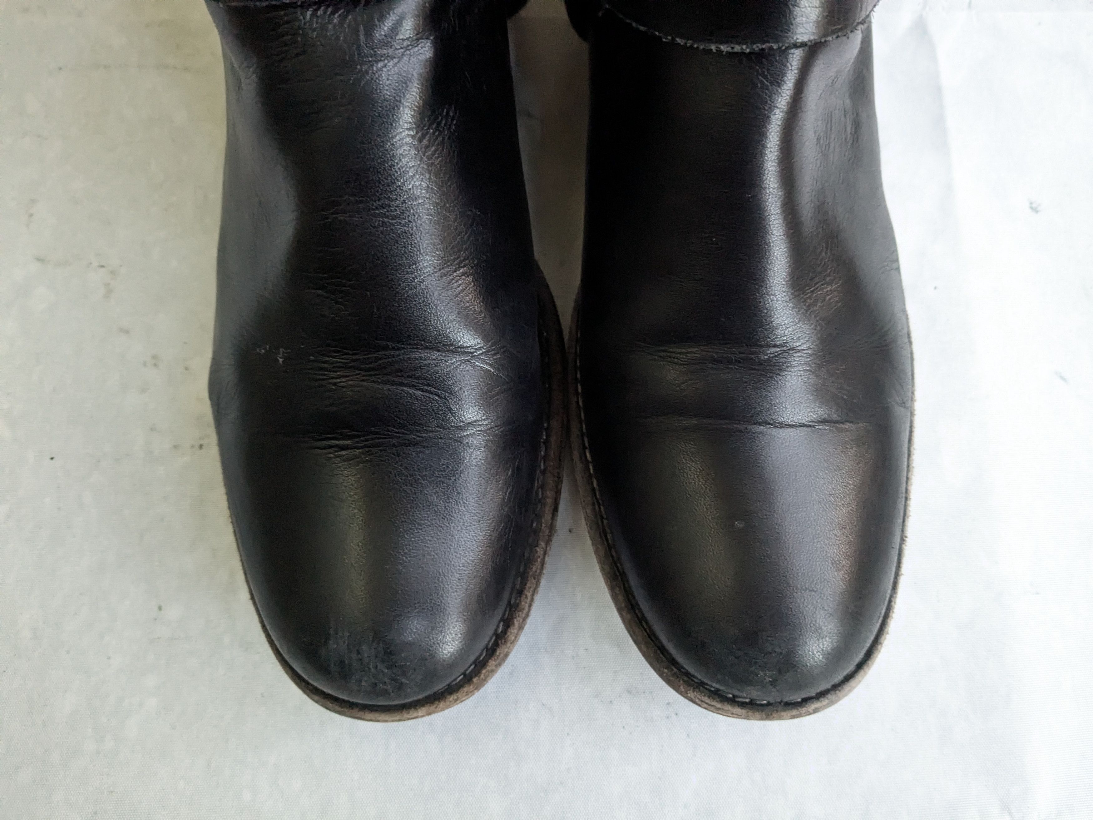 Frye Frye Harness Boots Black 7 Leather Back Zip Size US 7 / EU 40 - 3 Thumbnail