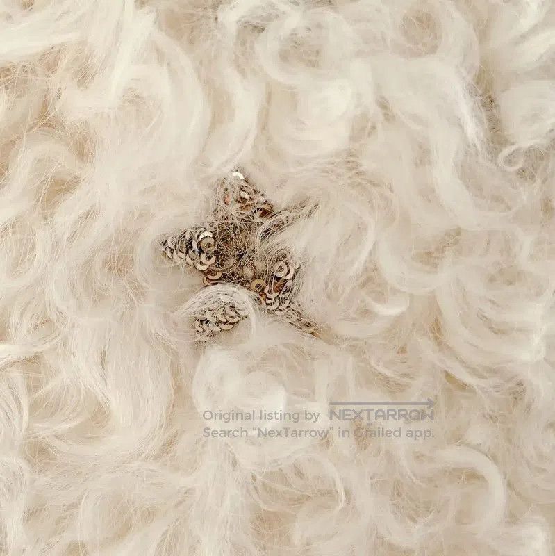 Valentino Valentino Winter Beige Faux Fur Women's Sweater . Size M / US 6-8 / IT 42-44 - 5 Thumbnail